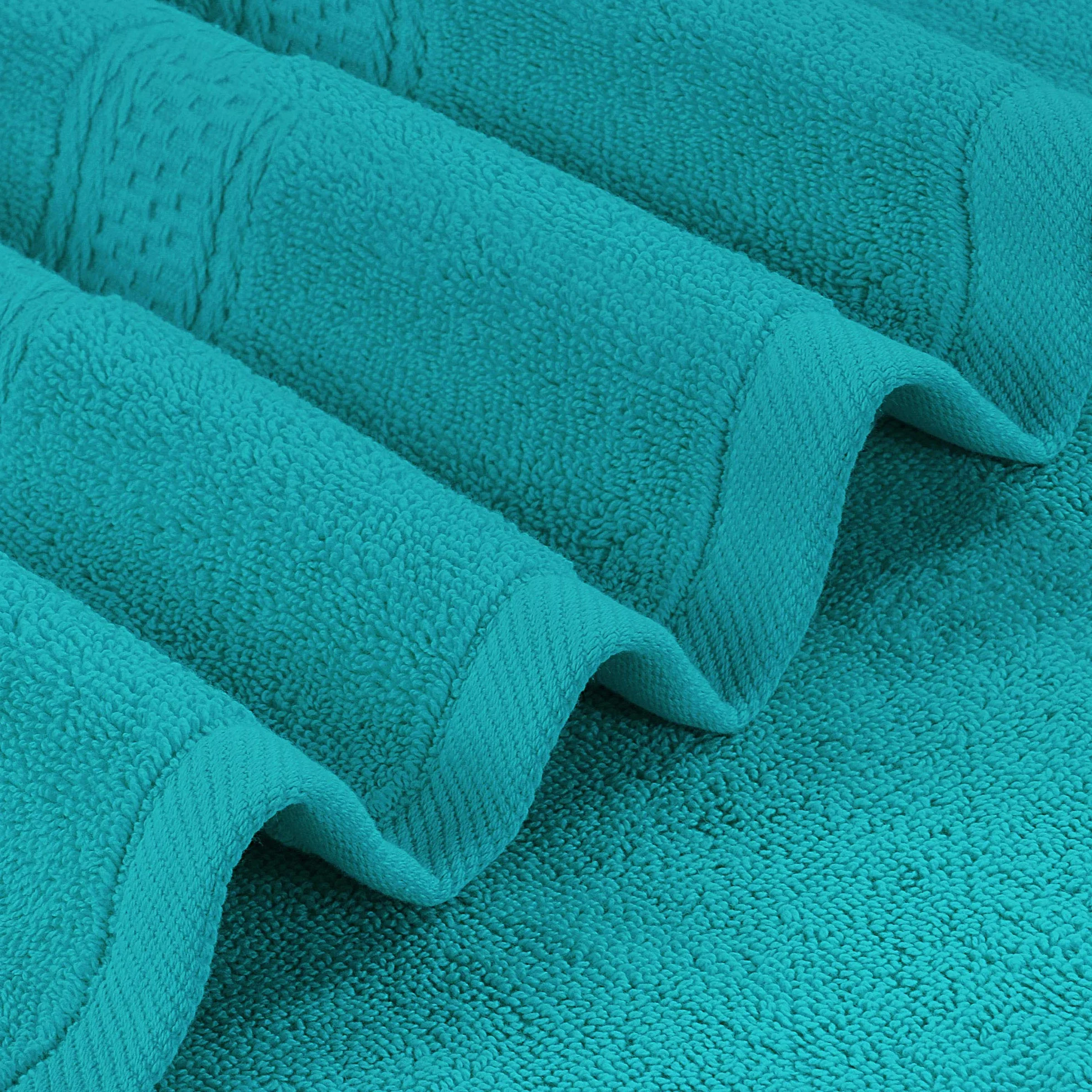 Utopia Towels - 4-częściowy zestaw ręczników kąpielowych (69 x 137 cm) Szybkoschnące, miękkie w dotyku ręczniki Premium ze 100% bawełny ring-spun, idealne do codziennego użytku (turkus)