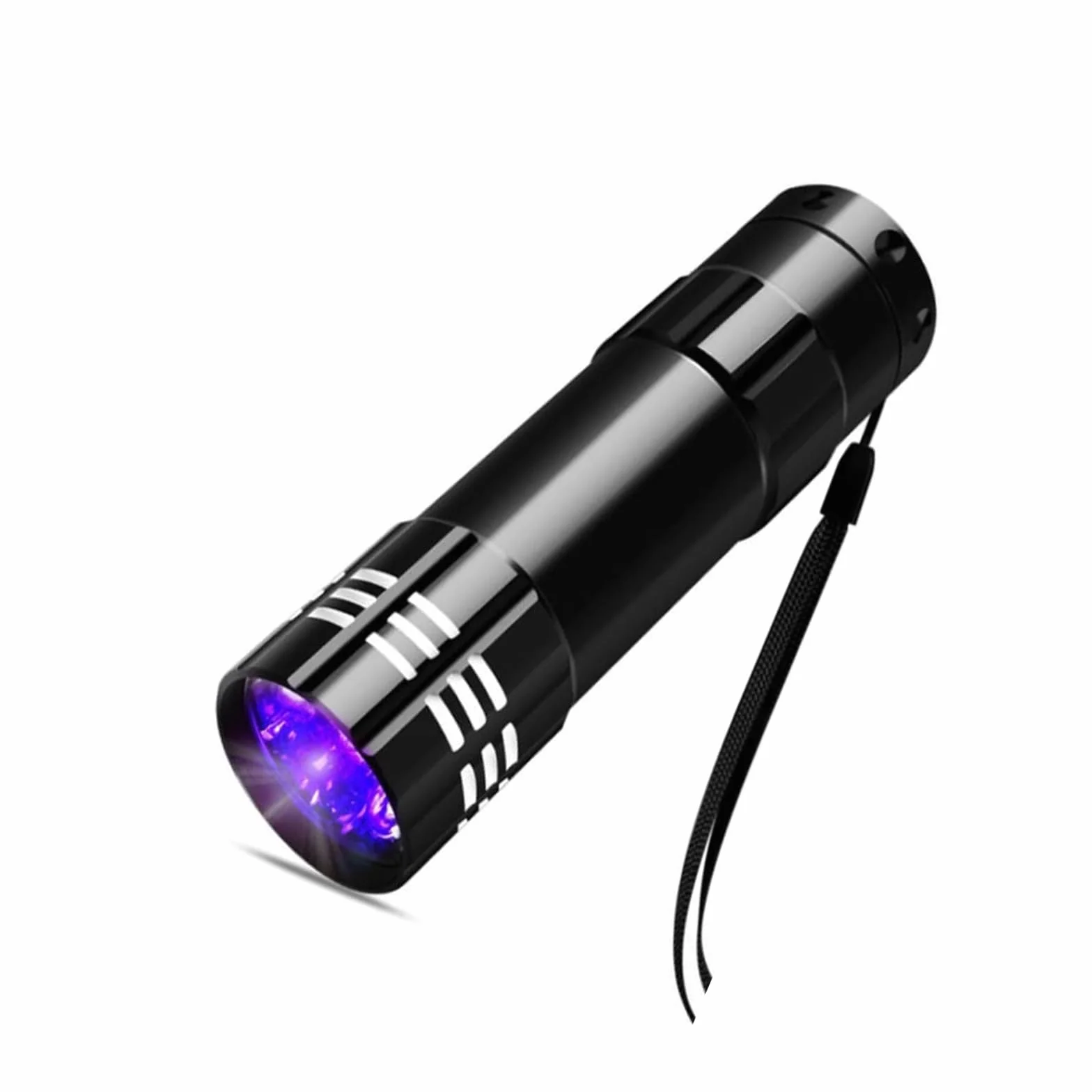 POCKETMAN Przenośna latarka UV 395-400 nm czarne światło ultrafioletowe Zoomable wykrywacz plam