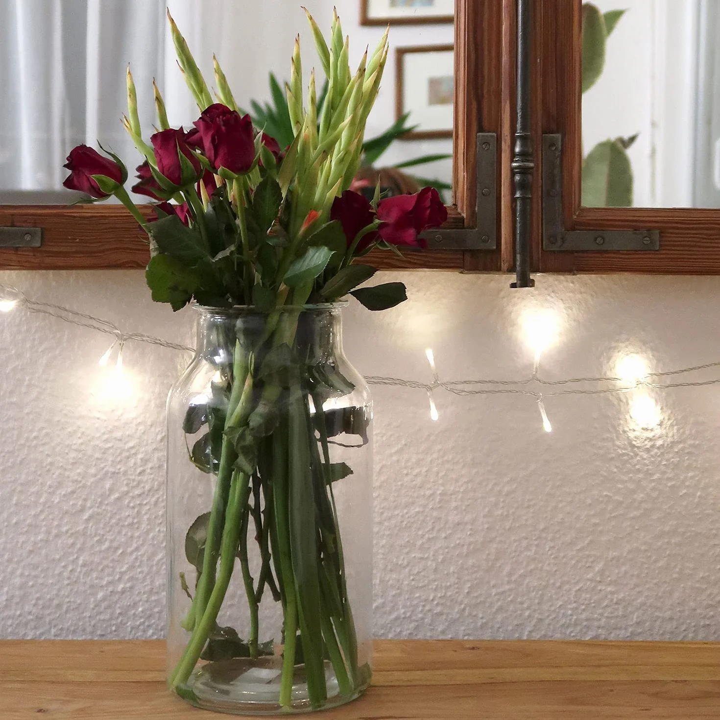 Dekovita Szklanka do terrarium z pokrywką – 5 l szkło dekoracyjne latarnia wazon – 16 x 41 cm słoik do roślin DIY ogród butelkowy