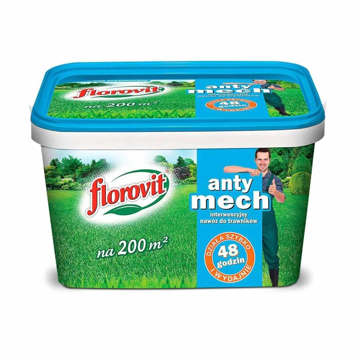 NAWÓZ do TRAWNIKA z MCHEM trawnik ANTY-MECH skuteczny 4kg Florovit