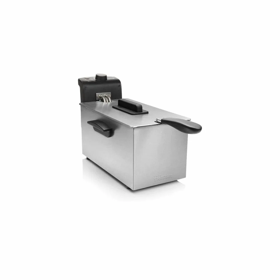 Tristar frytkownica Deep Fryer - pojemność 3 litry - moc 2000 W - wykończenie ze stali nierdzewnej - porcja nawet dla 4 osób - FR-6946