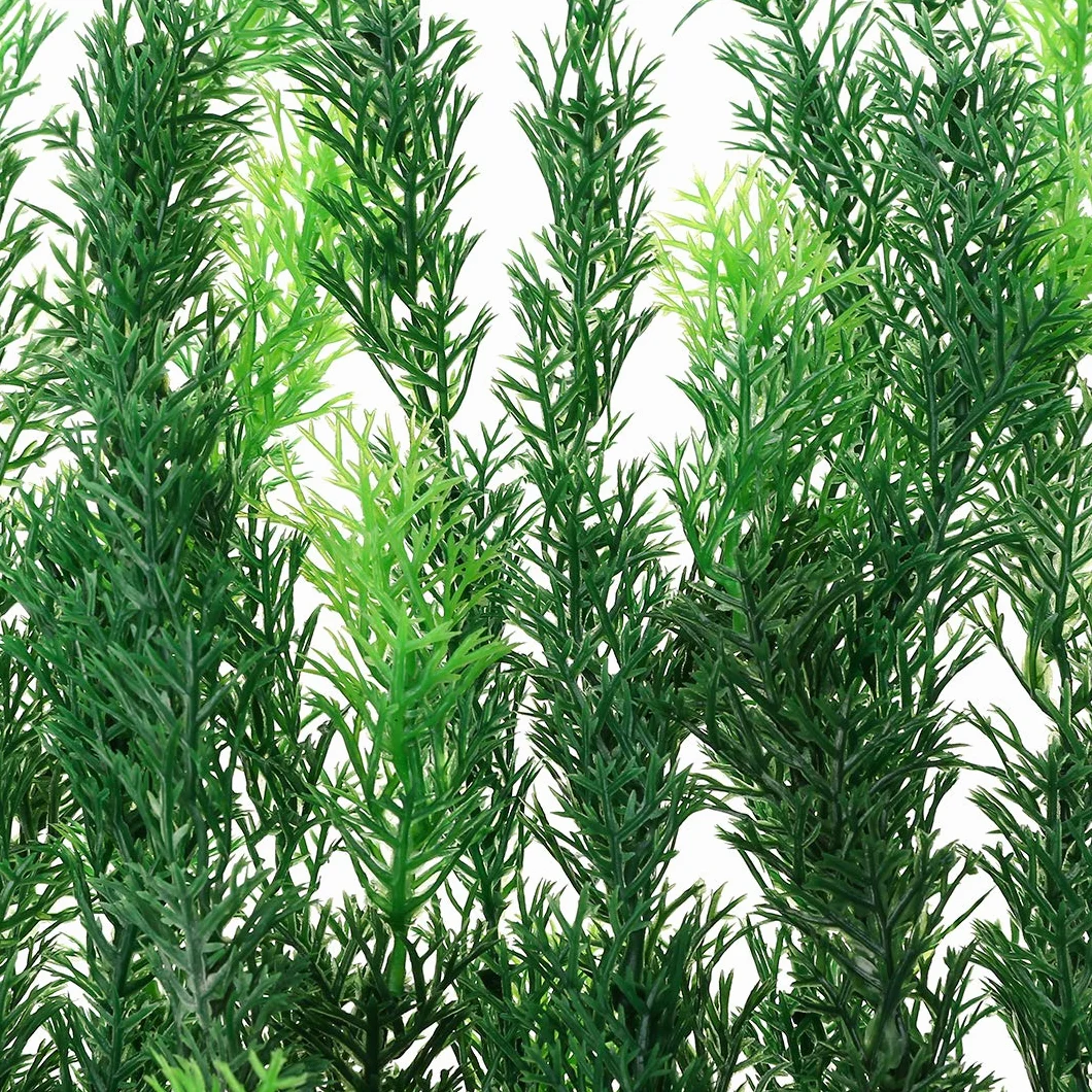 Sztuczne rośliny wodne dekoracja akwarium Aqua Bouquet Plant 47 cm zielony żółty