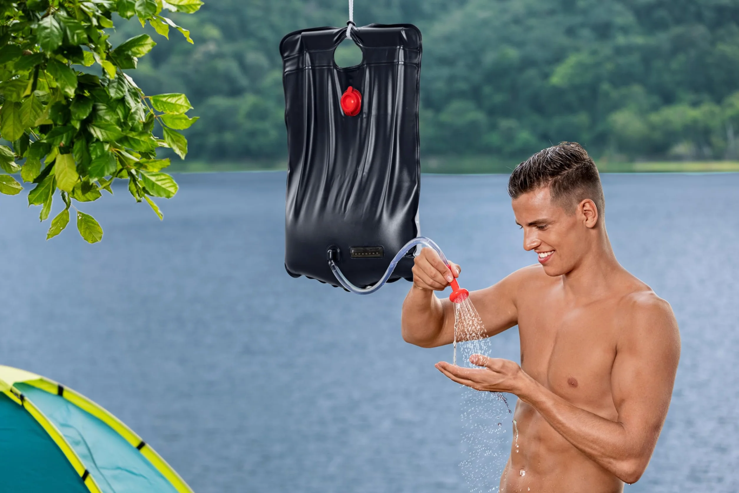 Bestway Solar-Pro prysznic solarny ze wskaźnikiem temperatury 41 x 58 cm