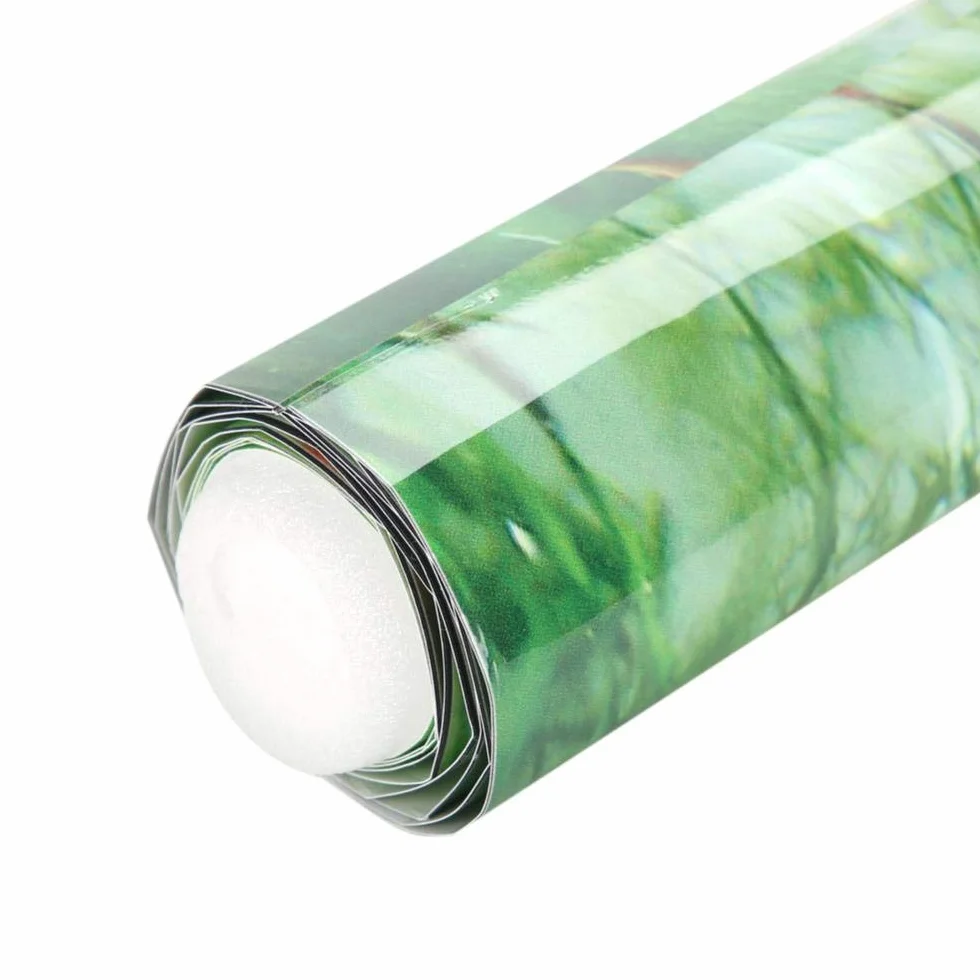 Naklejka ścienna akwarium tło trawa wodna PVC klej 76x30cm