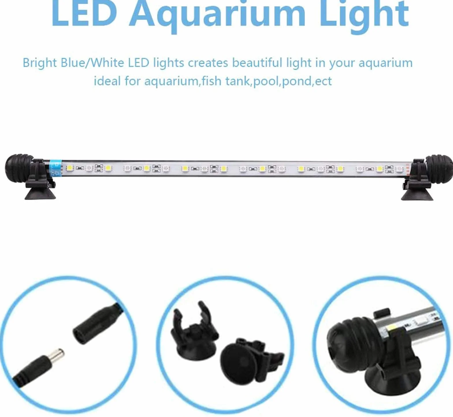 SolarNovo 18 112 cm LED oświetlenie akwarium podwodne RGB pilot zdalnego sterowania wodoszczelna