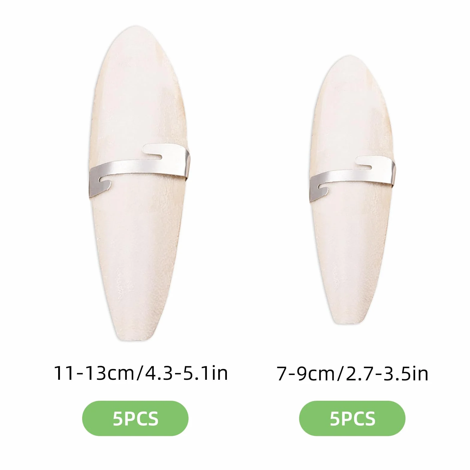 10 sztuk kości kałamarnicy dla ptaków kość kościościana dla żółwi kościościana kościoła papugi naturalne gady z 2 metalowymi wspornikami 7-9 cm 11-13 cm