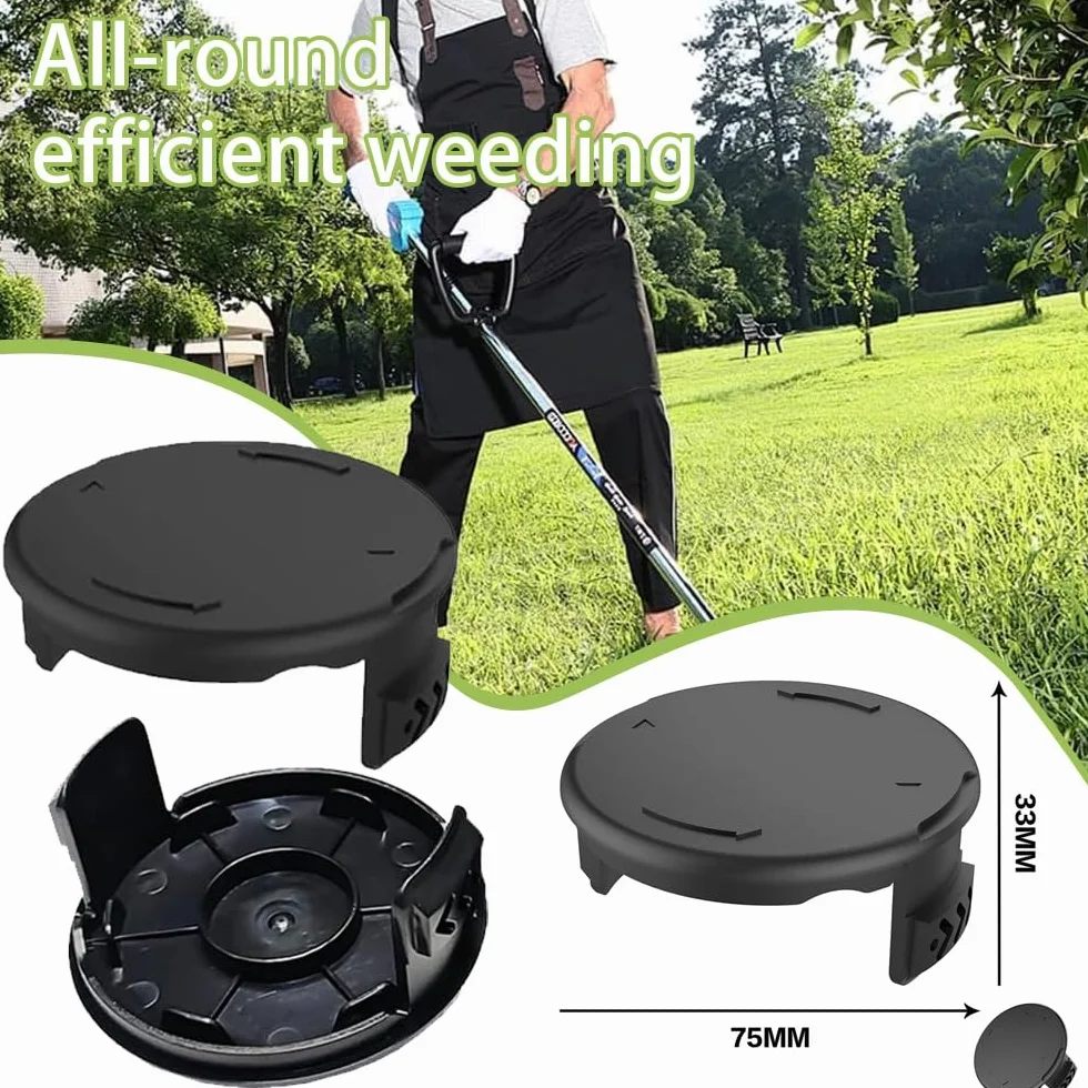 Nasadki szpuli, F016F04557 Zestaw 2 pokrywek szpuli, nasadka szpuli kosiarki, strimmer dla Bosch Art 23 SL 26 SL pokrywa szpuli