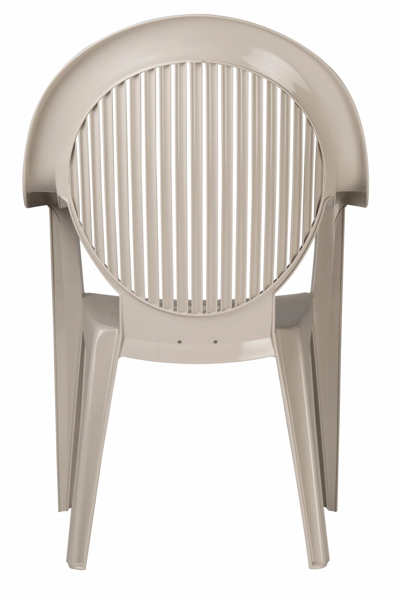 Grosfillex Fidji Evolution fotel sztaplowany, len, 59 x 58 x 91 cm