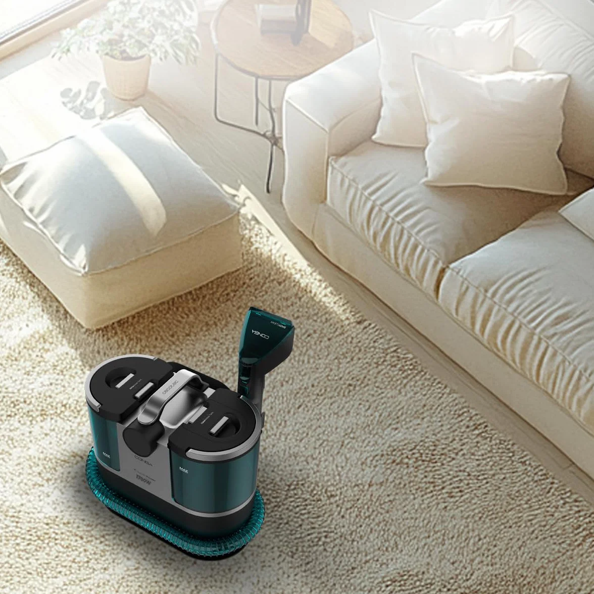 Cecotec Odkurzacz tapicerski z kablem - Conga 7000 Carpet&Spot Clean Steam XXL.1700 W. Czyszczenie 3 w 1. Zbiornik 1600 ml czysta woda i 950 ml brudna woda. Zasięg 7 m