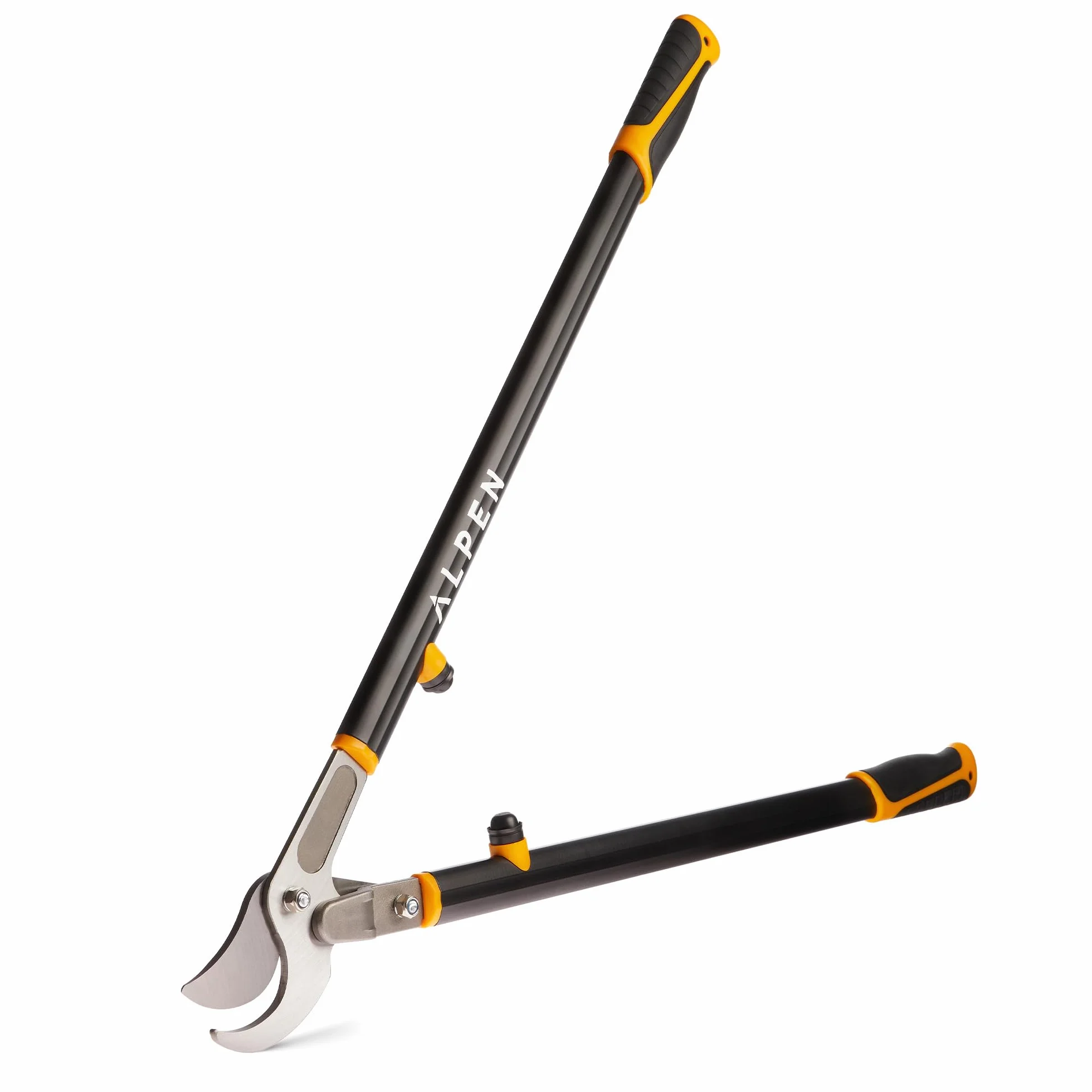 Alpen Weisshorn 280 Loppers 80 cm Potężne nożyce obejściowe cięte 40 mm Cam Assist Mech 3-krotne odcięcie mocy przeciwko obrotowi STD japońskie ostrze ze stali węglowej powłoka nieprzywierająca lekkie