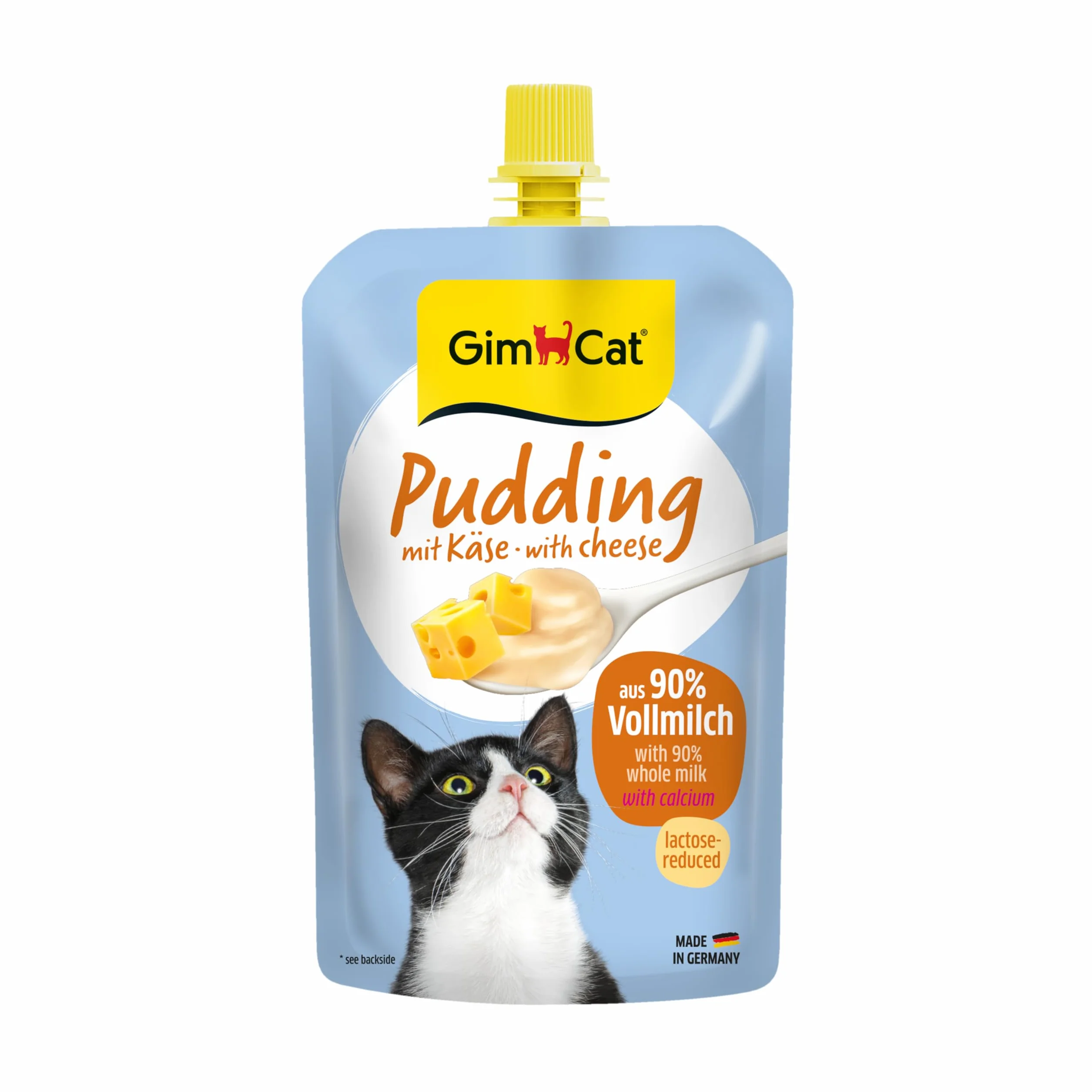 GimCat Pudding z serem kremowa przekąska z wapniem 100 g