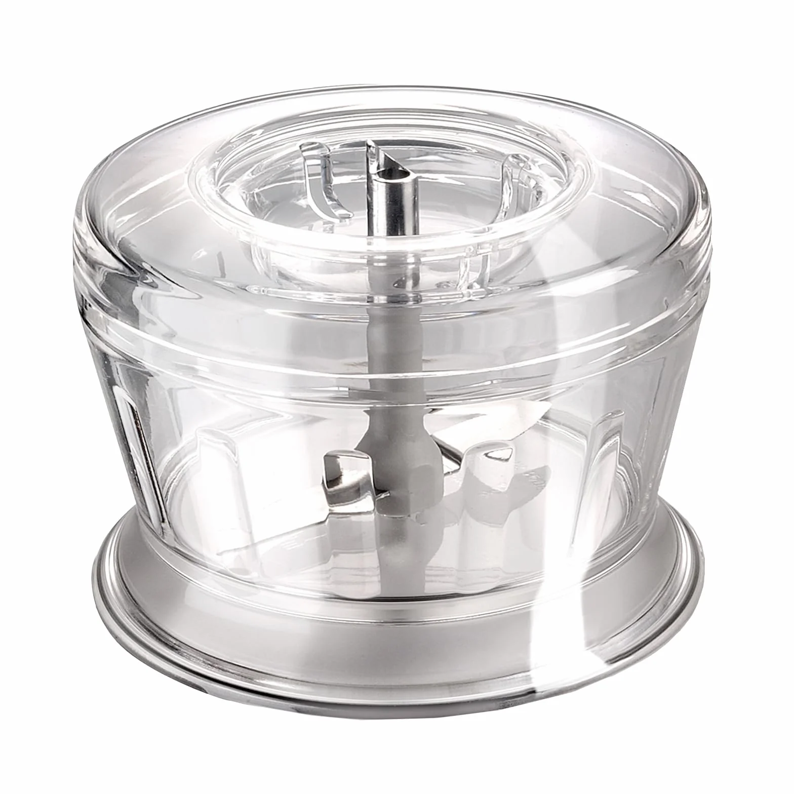 bamix Zestaw blendera ręcznego M200 Chef's Favorite ze stojakiem, 1 kubkiem, 3 końcówkami, hakerem, szczotką do czyszczenia, 200 W, wyprodukowano w Szwajcarii, srebrna powłoka/chrom