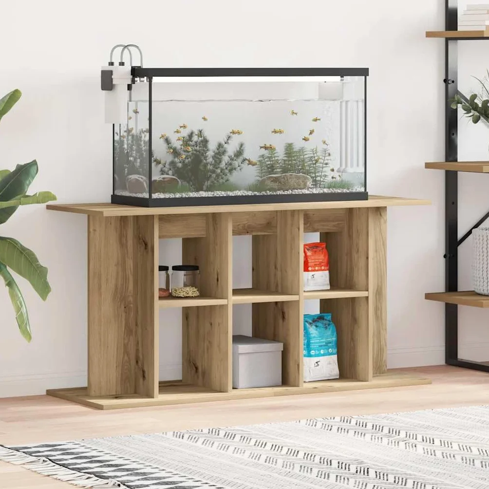 vidaXL Stojak pod akwarium Artisan Oak 120x40x60 cm Drewno konstrukcyjne