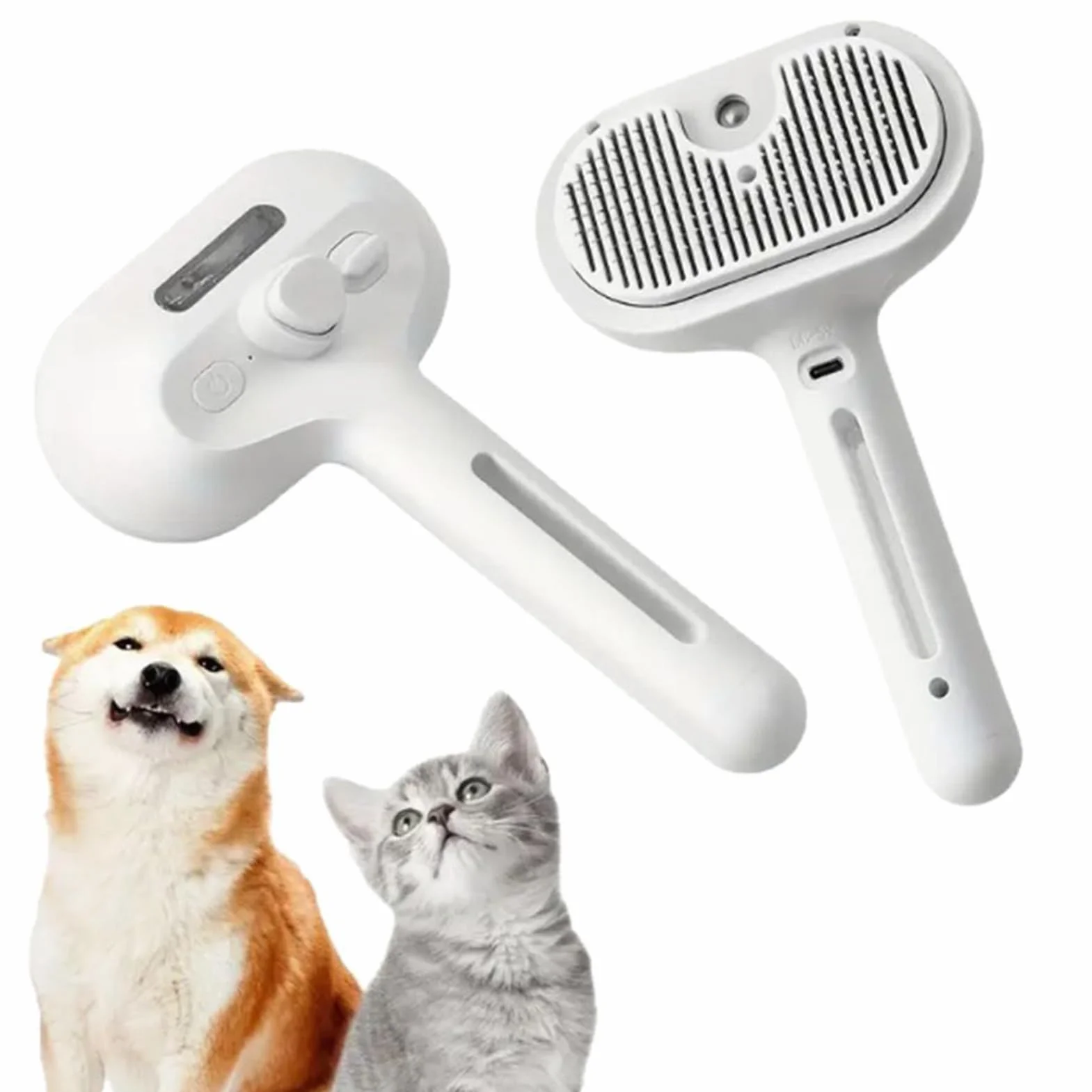 Szczotka parowa samooczyszczająca z dużym zbiornikiem, ergonomiczny uchwyt, kompaktowa