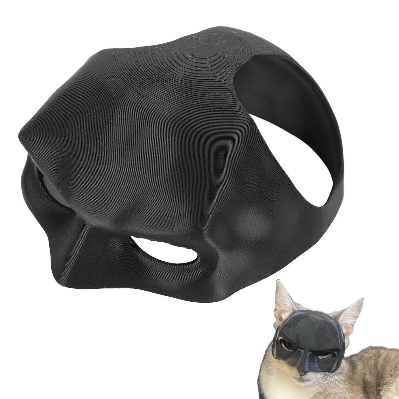 Maska BatCat Cosplay w Stylu Nietoperza Maska Kota Akcesoria do Kostiumów dla Zwierząt Zabawny i Uroczy Superbohater Maska Cosplay dla Kotów Czarny CatBat Cosplay Festiwal Party