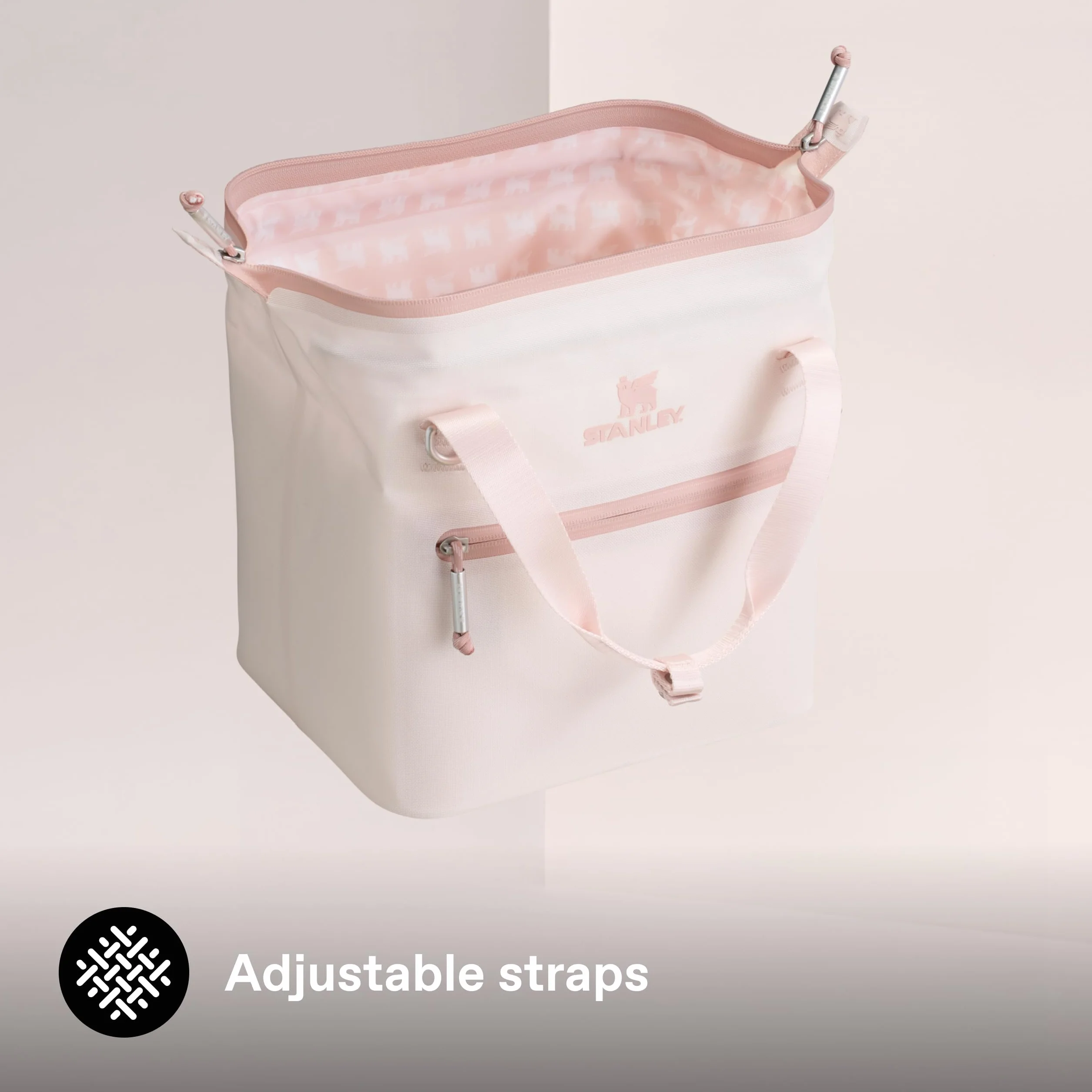 Stanley 1913 All-Day Julienne Mini Torba Termiczna - Wygodny Górny Uchwyt - 100% Poliester Z Recyklingu - Zamknięcie Na Zamek - Regulowane Paski Na Ramię - Boczne Kieszenie Z Siatki