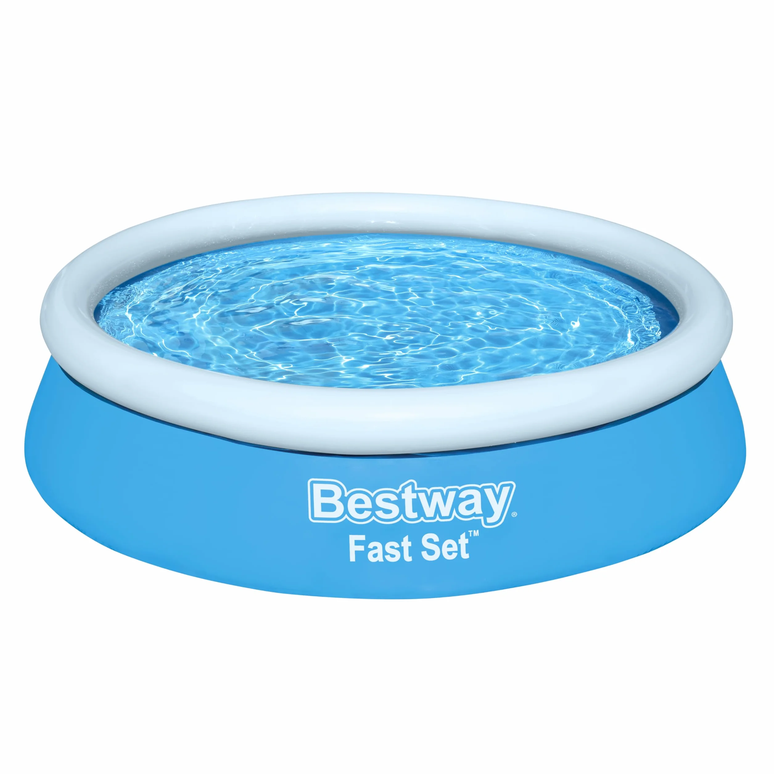 Bestway Szybki zestaw naziemny basen bez pompy, Ø 183 x 51 cm, niebieski, okrągły, 940 l, materiał TriTech, do samodzielnego montażu, zawór bezpieczeństwa, w zestawie łatka naprawcza