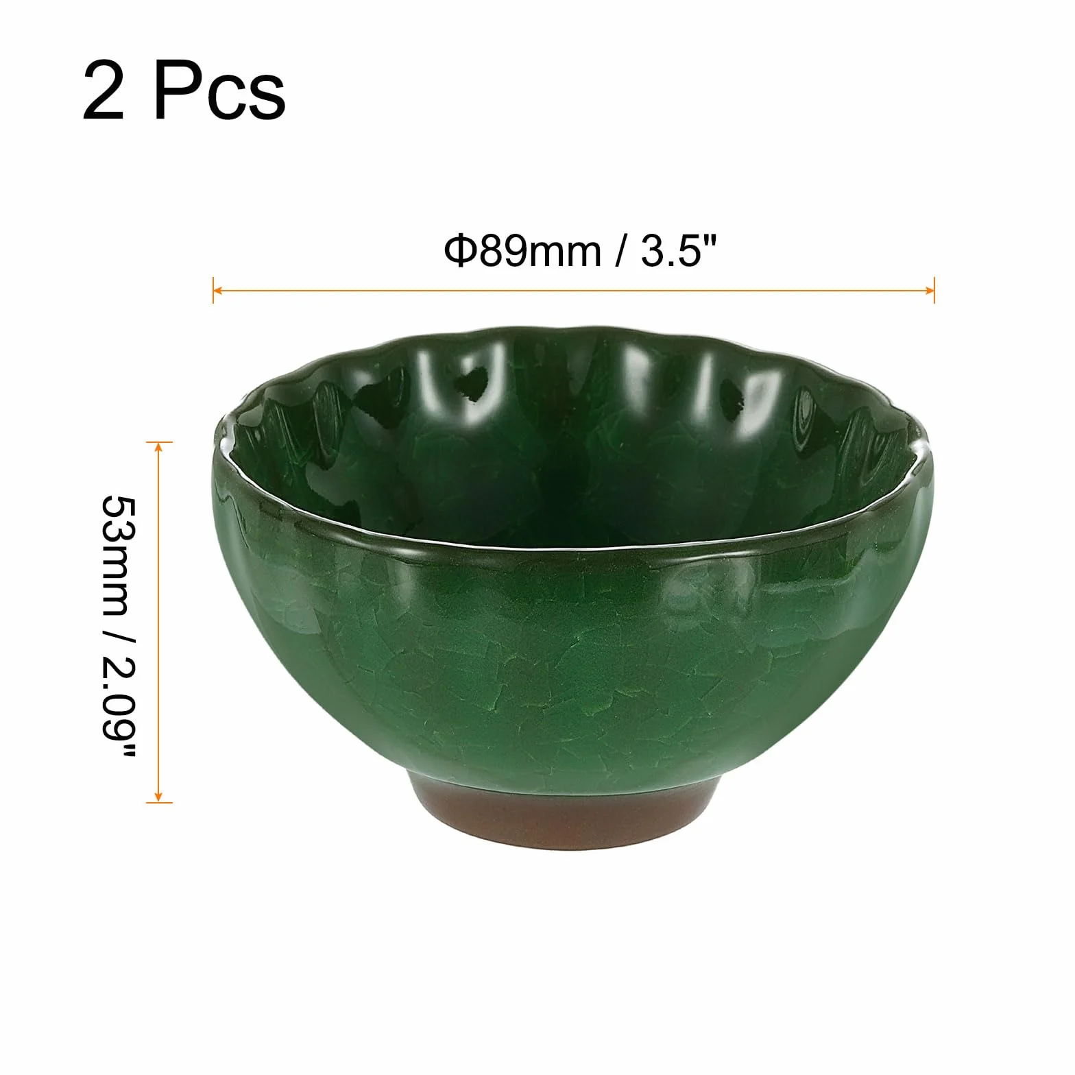 QUARKZMAN 2 sztuki japońska miseczka na matchę 120 ml Tradycyjny zestaw do parzenia herbaty Gong Fu Ceramika Mate Herbata do picia Japońska bez uchwytu Duża porcelanowa miseczka na herbatę Matcha