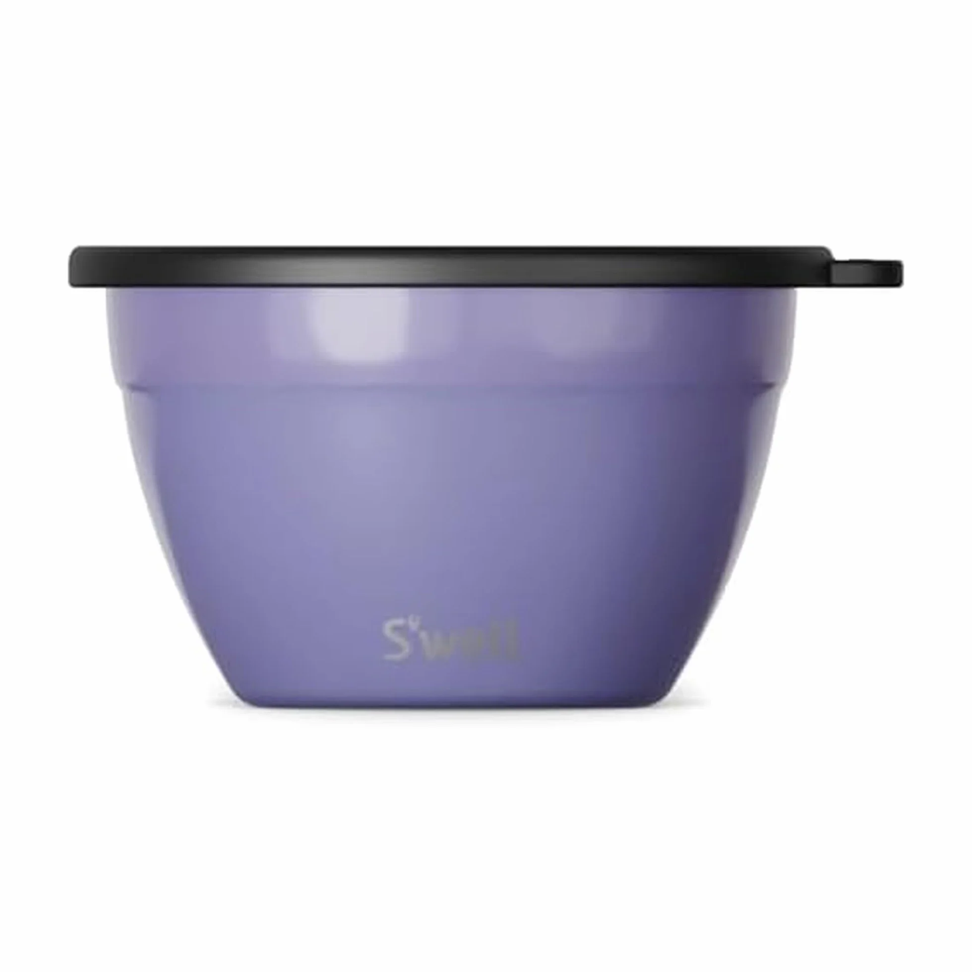 S'well Zestaw misek do sałatek ze stali nierdzewnej, 200 ml, lawenda na wzgórzu, w zestawie mini kanister 59 ml i wyjmowaną tacę do organizacji, szczelna, łatwa do czyszczenia, nadaje się do mycia w