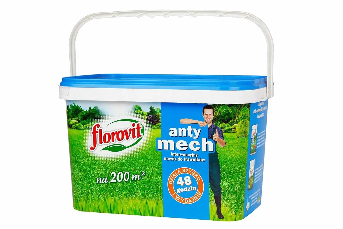 NAWÓZ do TRAWNIKA z MCHEM trawnik ANTY-MECH skuteczny 4kg Florovit