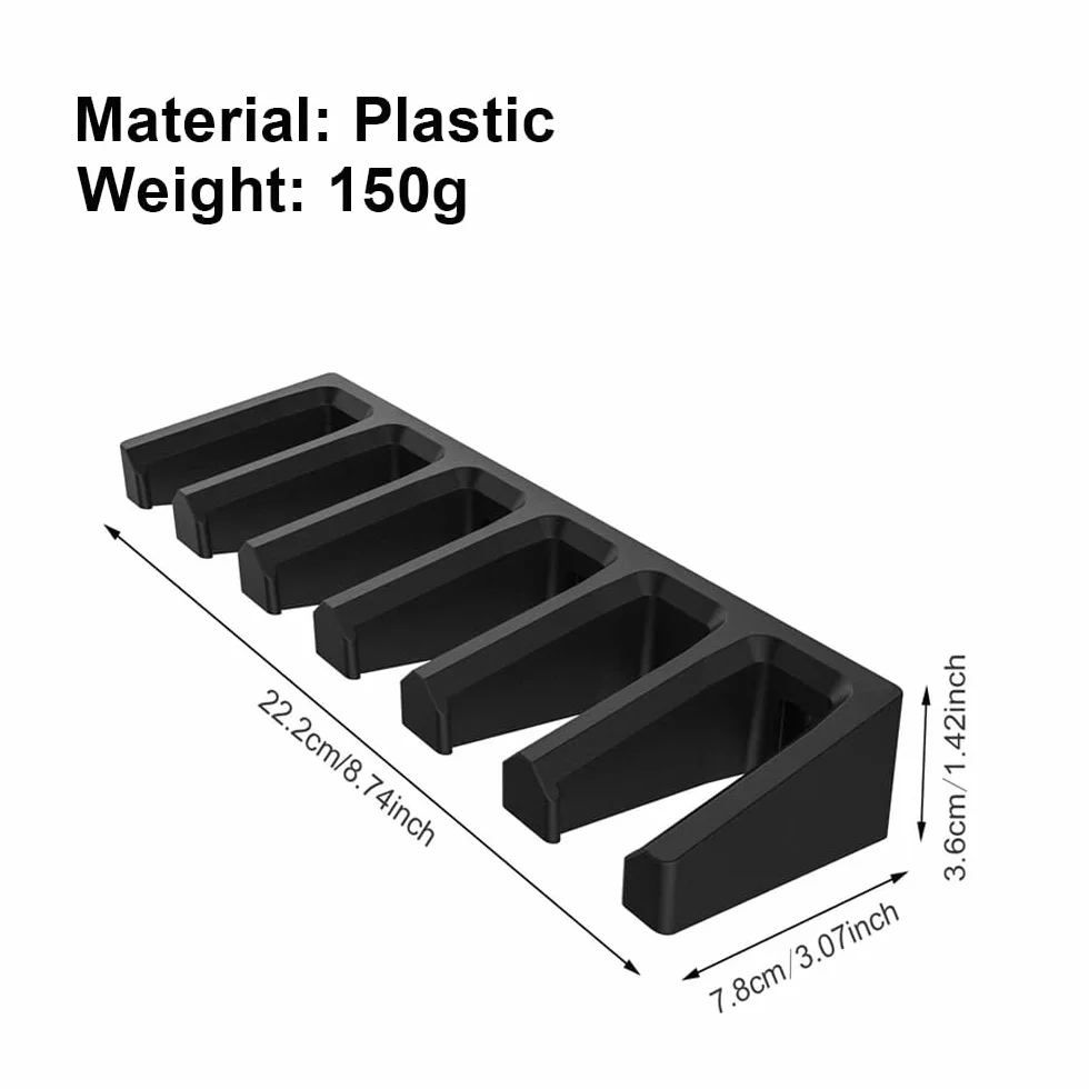 MiOYOOW PMAG Rack Wall Mount, AR Mag Holder, 6-Slot Mag Storage Rack uchwyt ścienny magnetyczny uchwyt na czasopisma na polowanie AR-15