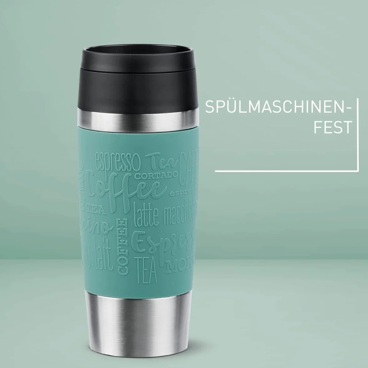 Emsa Travel Mug Classic Kubek Termiczny, Zielony, 360 ml