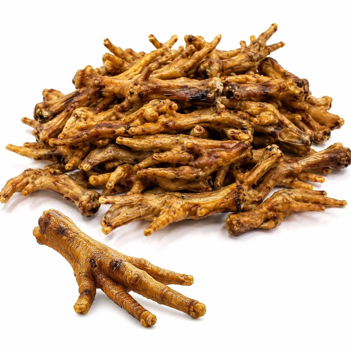 Naturalne Gryzaki dla Psów – Kurze Łapy 50 Sztuk (ok. 1 kg)