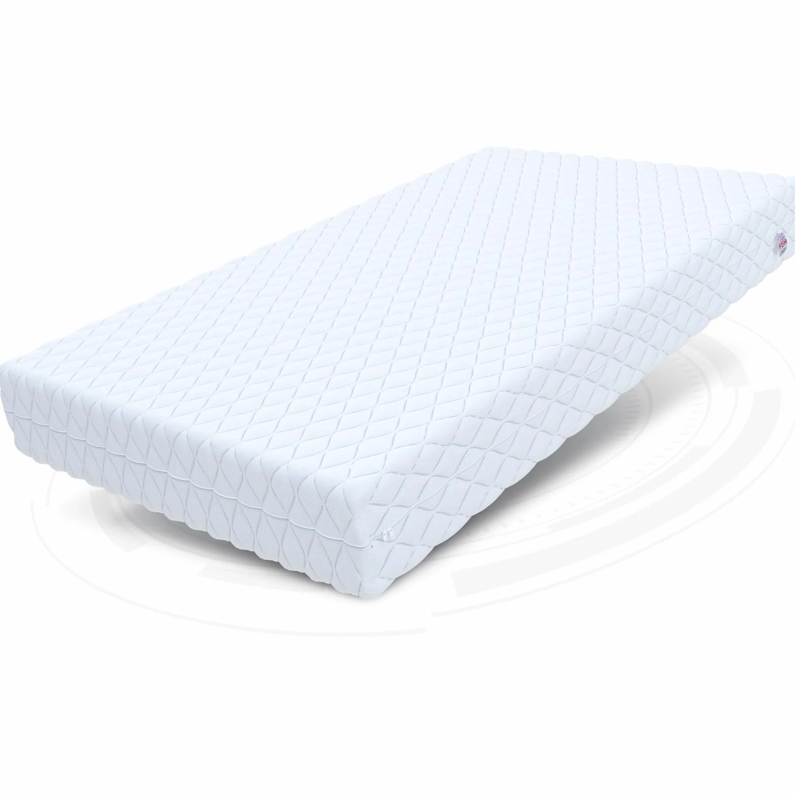 FDM Select MAX Podwójny materac 160 x 200 cm, zimna pianka, wysokość 24 cm, stopień twardości H3 i H4, pianka Visco, Öko-Tex, nadaje się dla alergików, poszewka z dżerseju nadaje się do prania