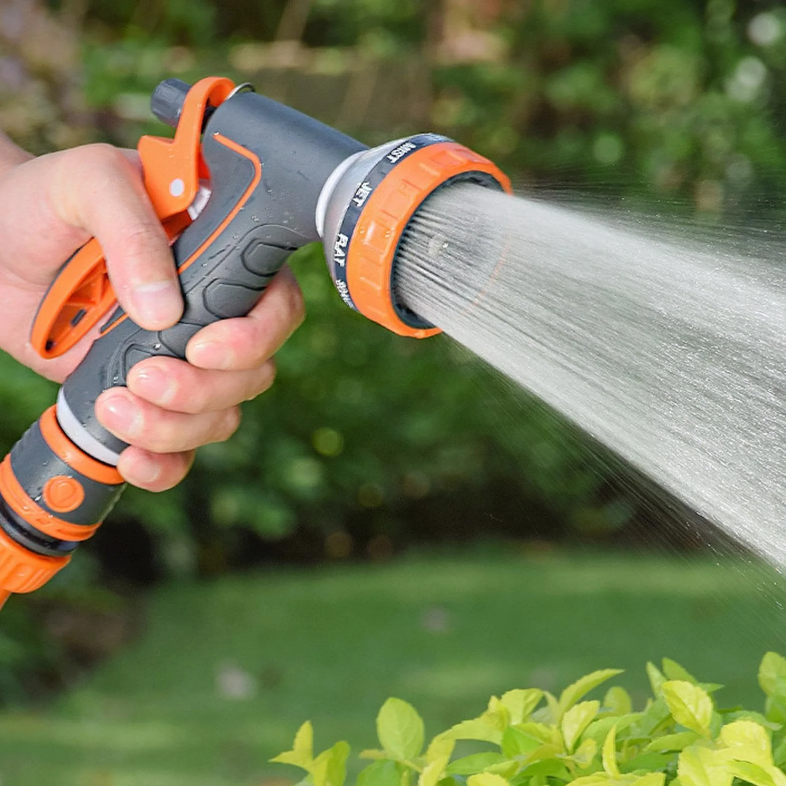 Car Wash Hose Nozzle | Lightweight And Easy Handling | 12x11x5.2cm | Garden Sprinkler Head | Multi-Function Mist Attachment | Outdoor Lawn Irrigation Gear | For Backyard Patio Garage Pathway