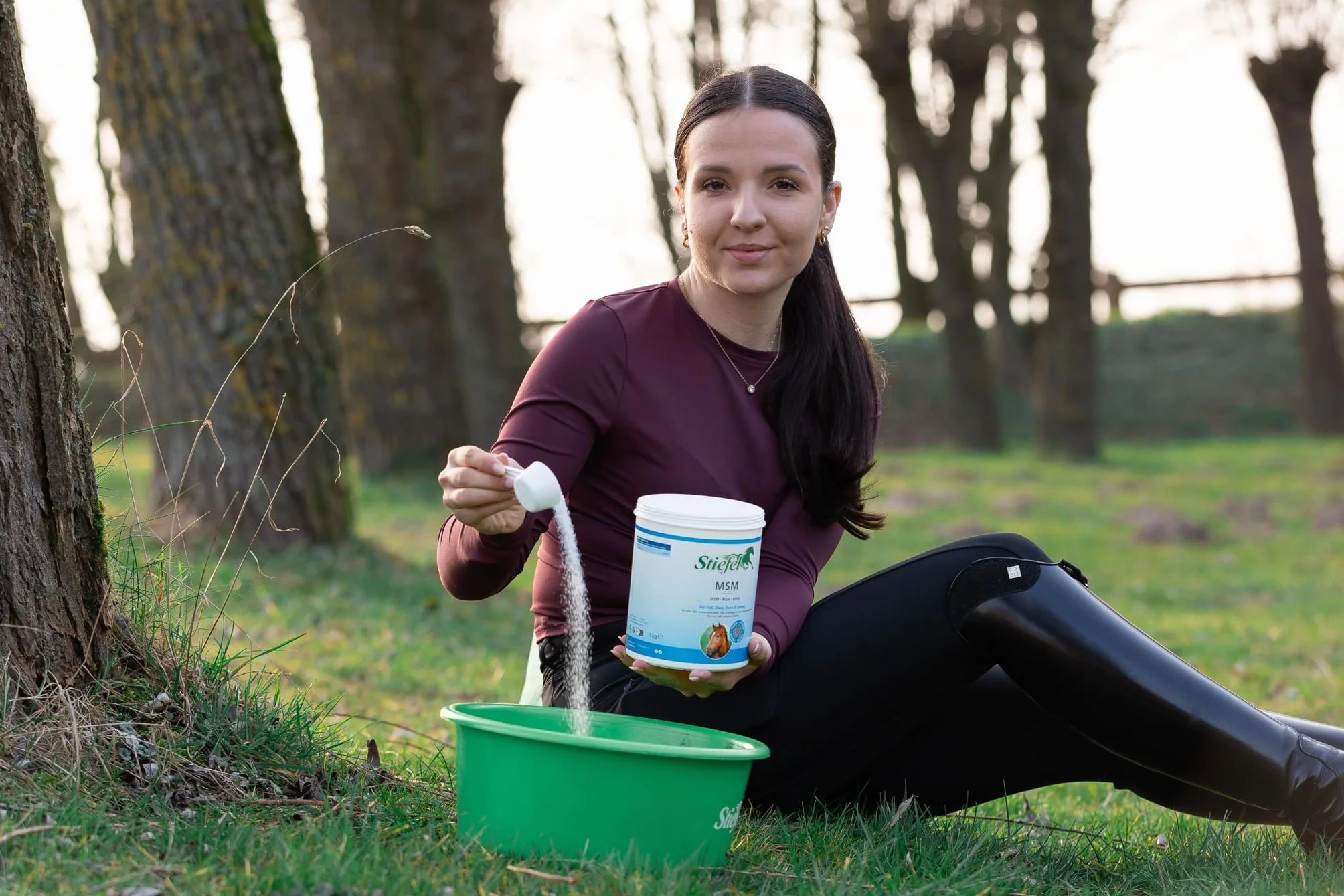 Stiefel MSM dla koni 100% naturalny 1 kg wspomagający przemianę materii stawowej