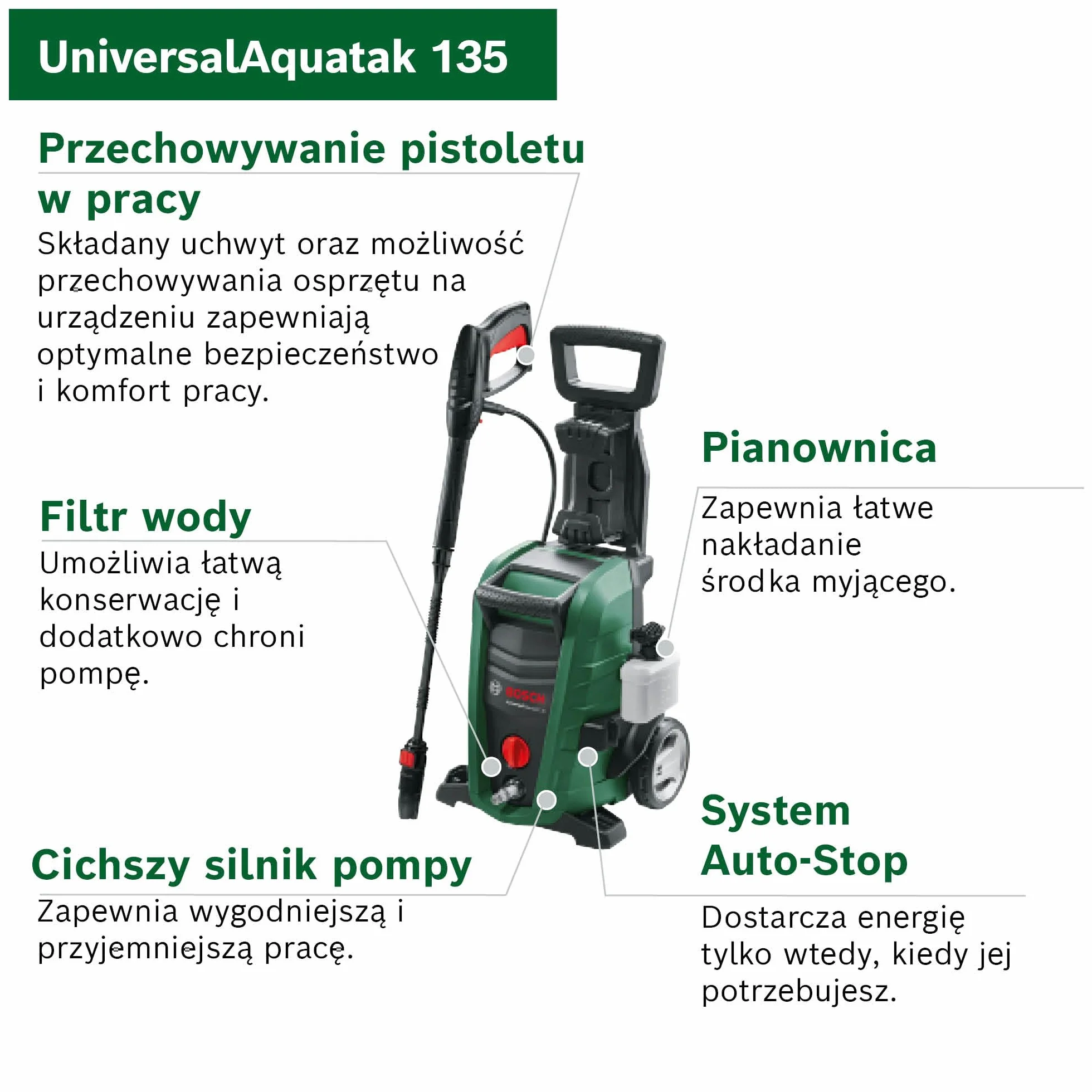 Bosch Home and Garden Aquatak uniwersalny 06008A7C00 1900 W