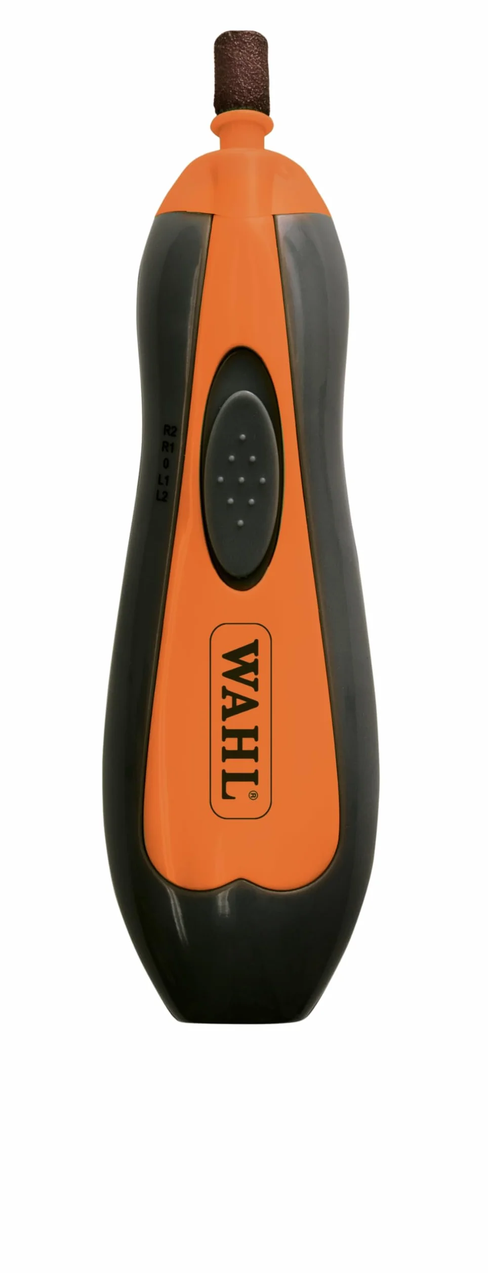 WAHL Szlifierka do Pazurów Pet Nail Grinder - Narzędzie do Przycinania Pazurów u Zwierząt Domowych, Cicha, Lekki Pilniczek do Pazurów Psów, 2 Ustawienia Prędkości, Bezpieczna i Delikatna, Pomarańczowa
