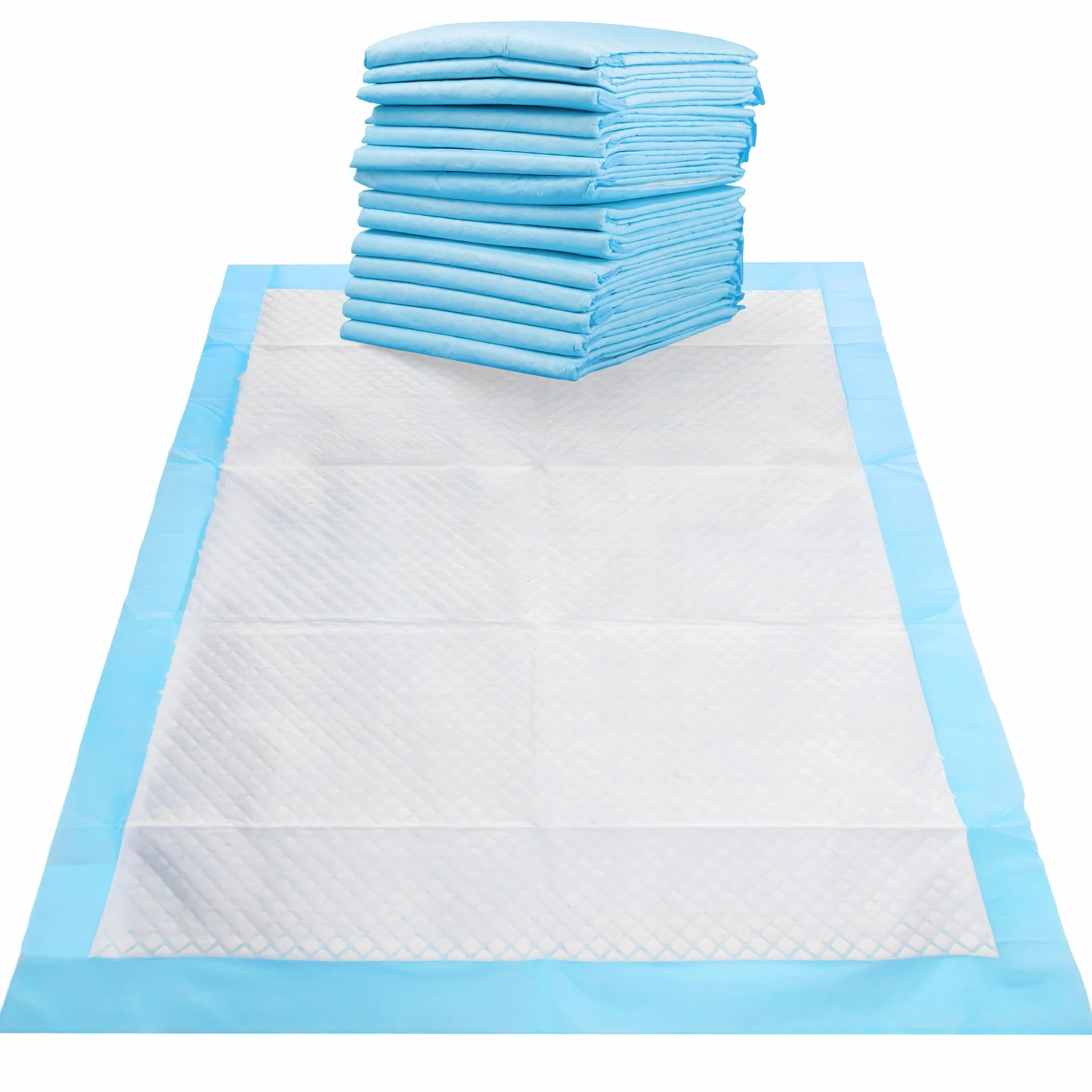 KRUMAD Podkłady Treningowe dla Psa i Kota 50 sztuk 6 Warstw Maty Chłonne 60 x 60 cm