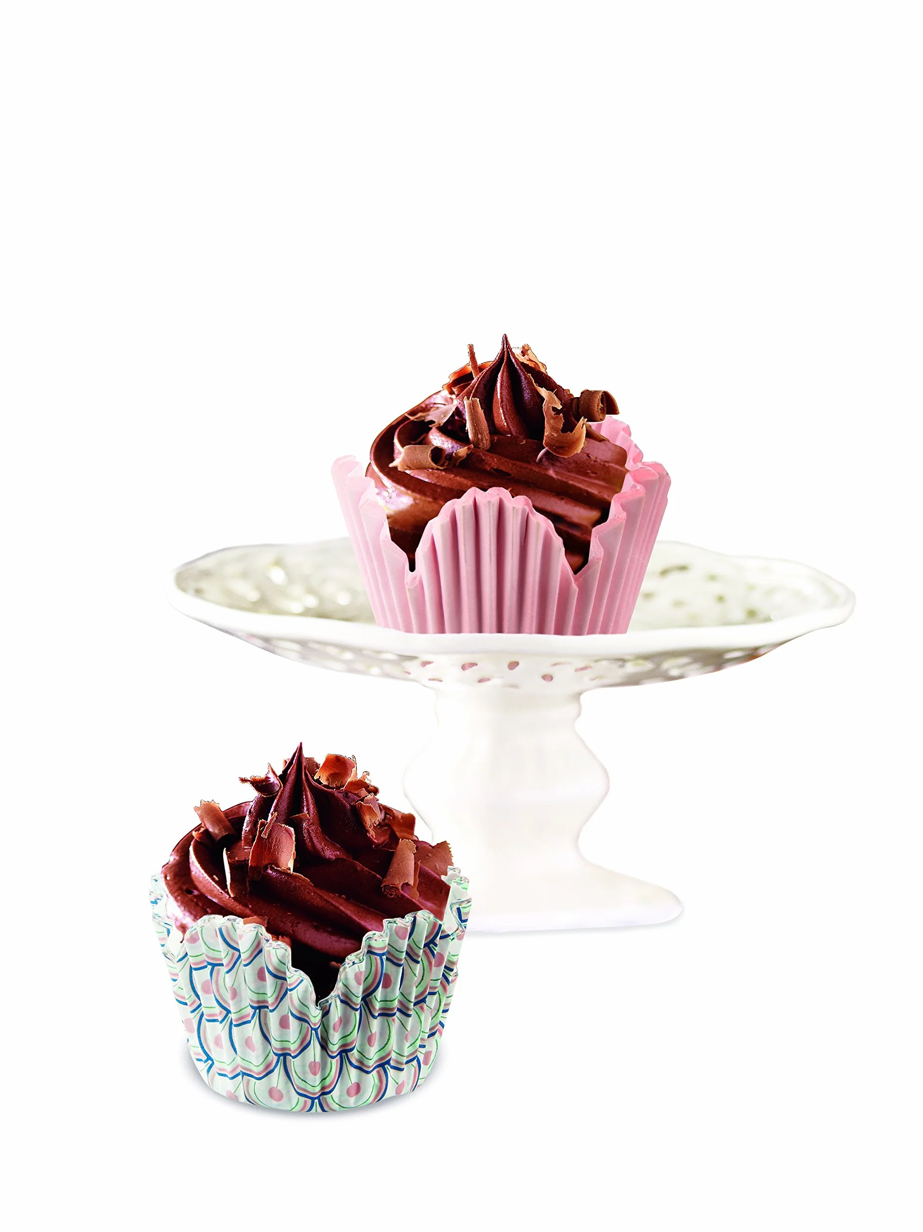 Dr. Oetker Papierowe foremki do pieczenia "Retro", foremki do muffinek z serii "Modern Baking - Retro Design" (kolor: kolorowy), ilość: 60 sztuk