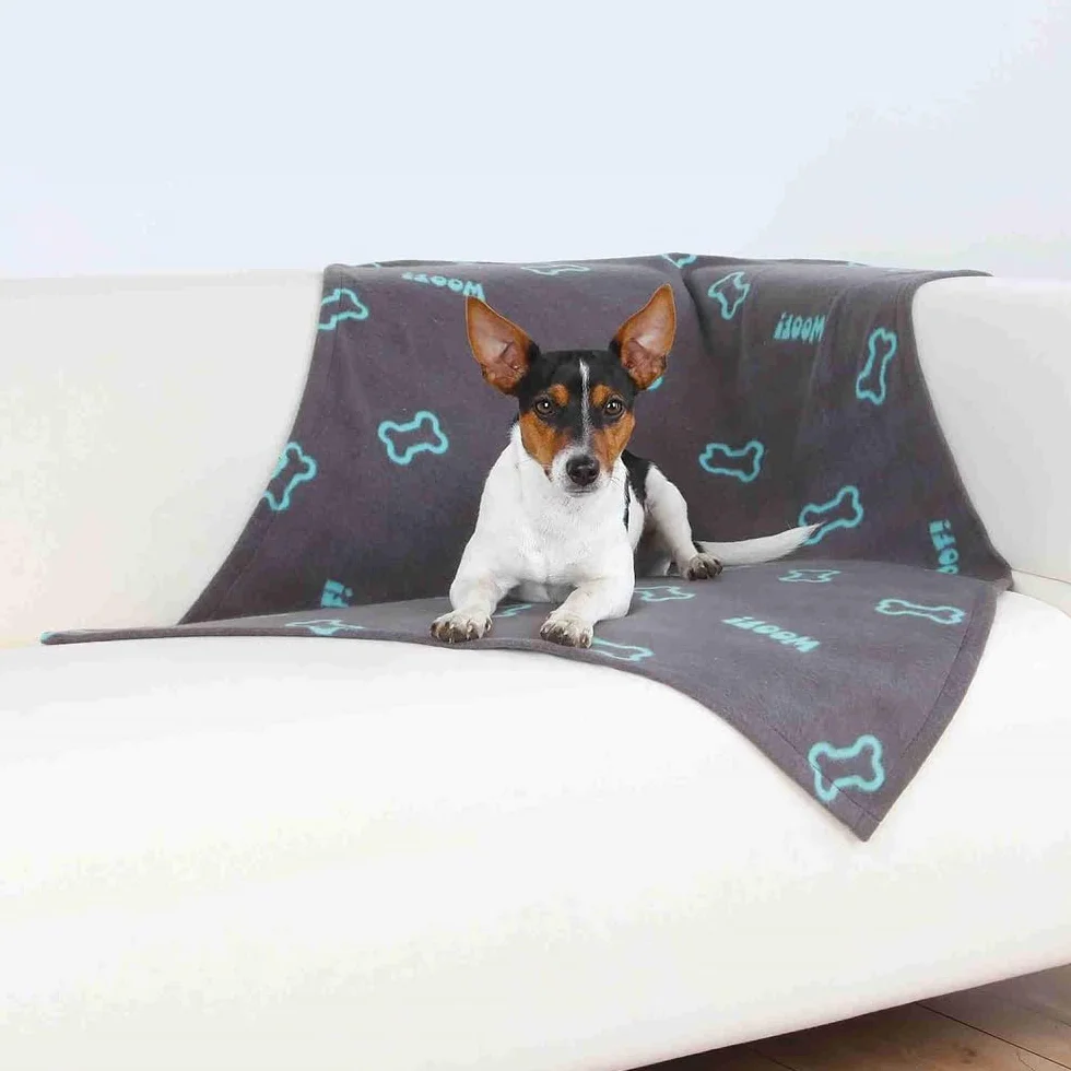 Trixie Koc polarowy Beany 100 × 70 cm taupe