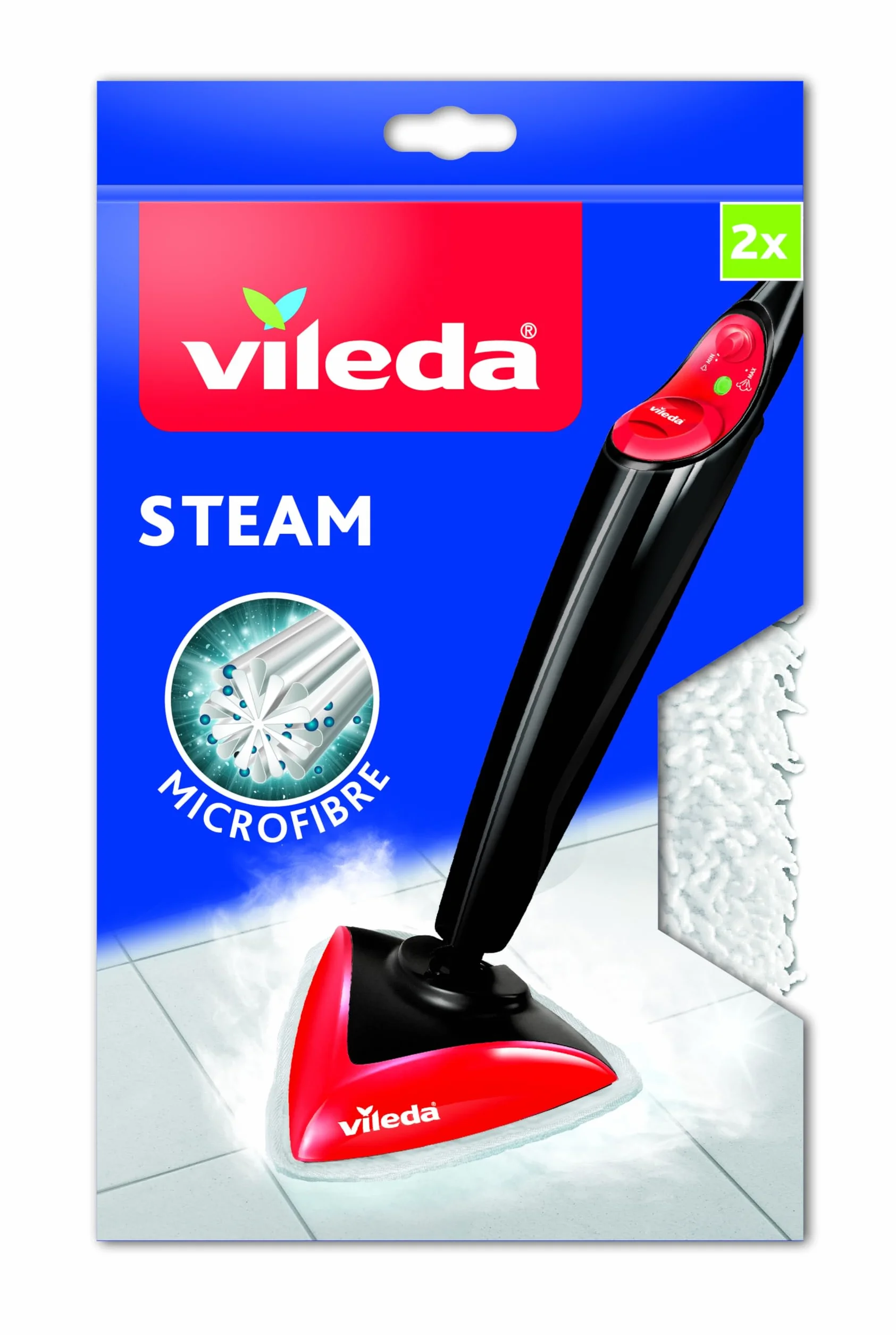 Vileda Steam pokrowiec do czyszczenia parą z mikrofibry, 2 sztuki