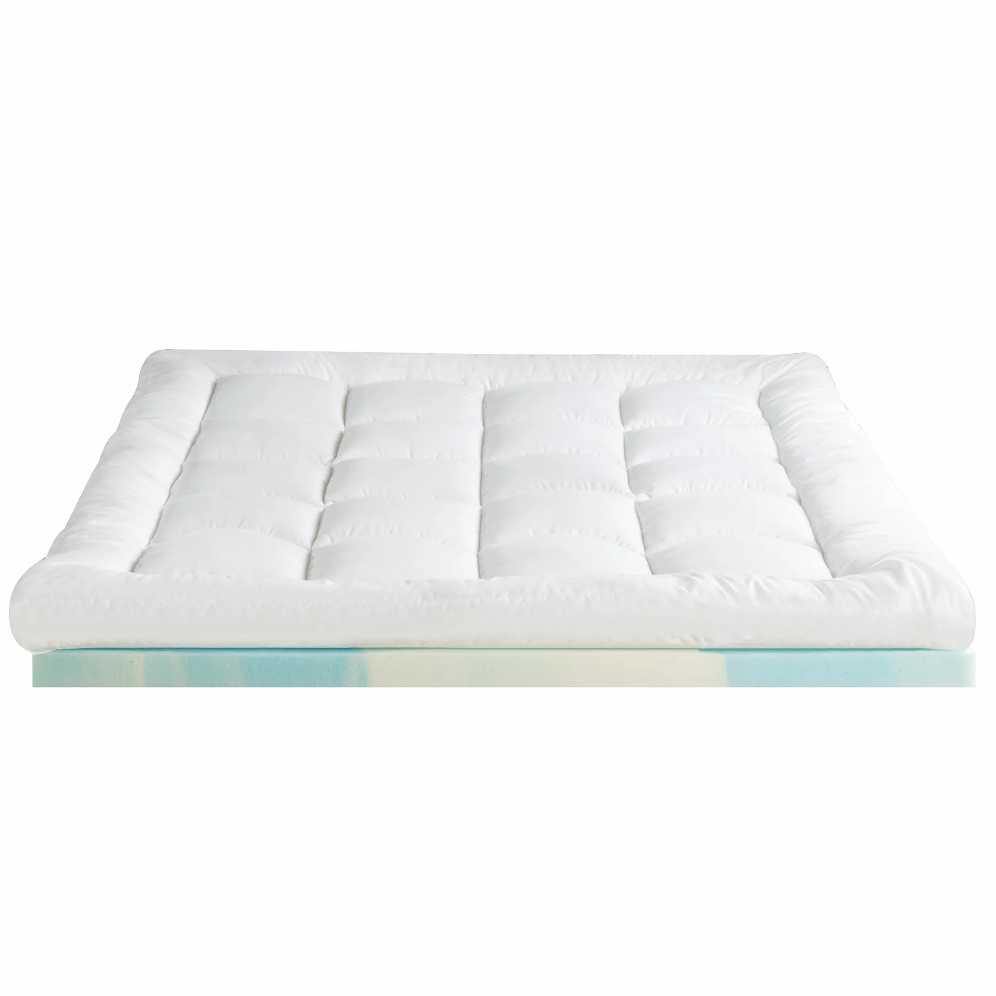 Zinus Mattress Topper, poliester, biały, 190 x 160 cm