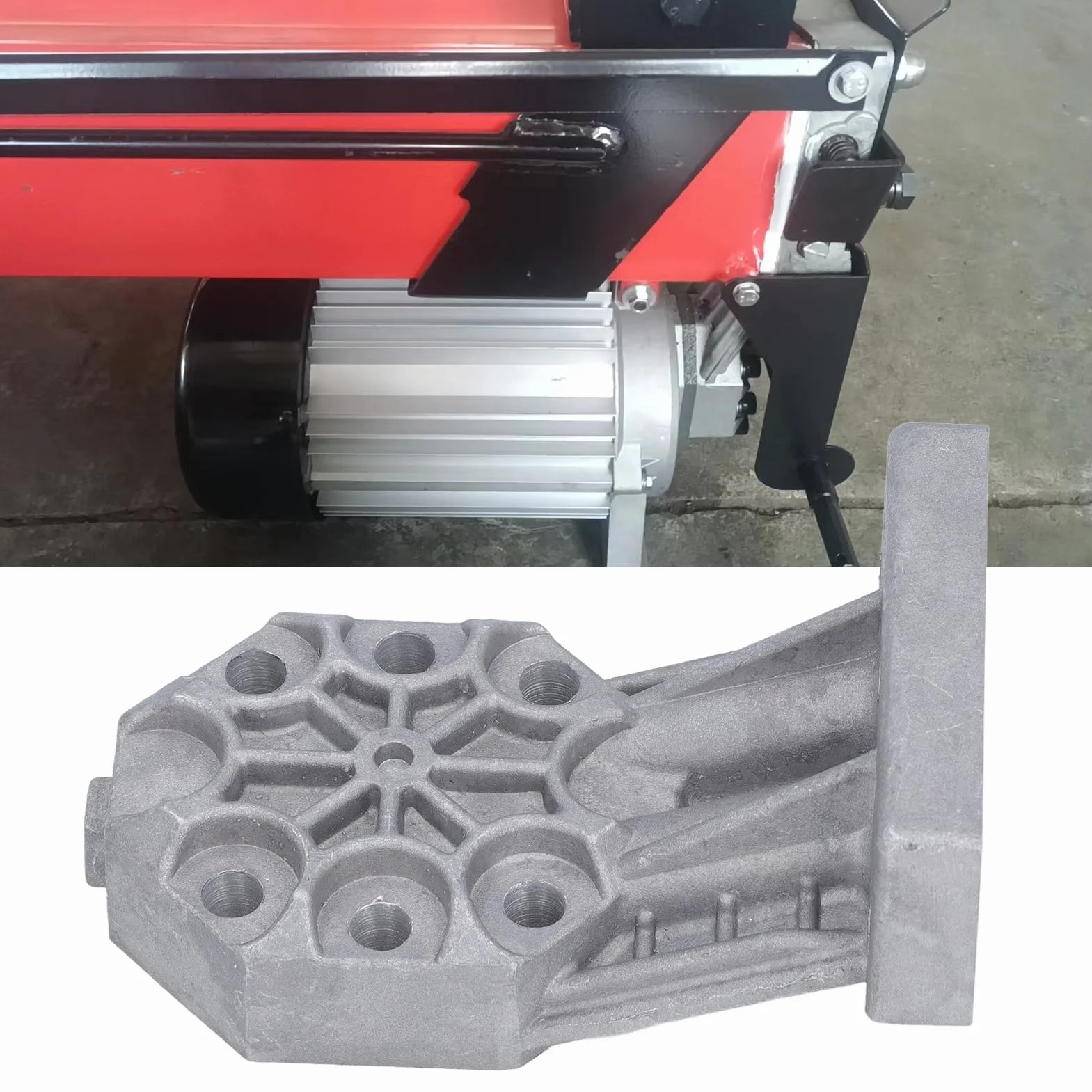 Obudowa Odlewana Pompy łuparki do Drewna, materiał ze Stopu Aluminium, Wspornik Wymienny łuparki do Drewna, Uniwersalne Hydrauliczne Części łuparek Elektrycznych z Uszczelkami