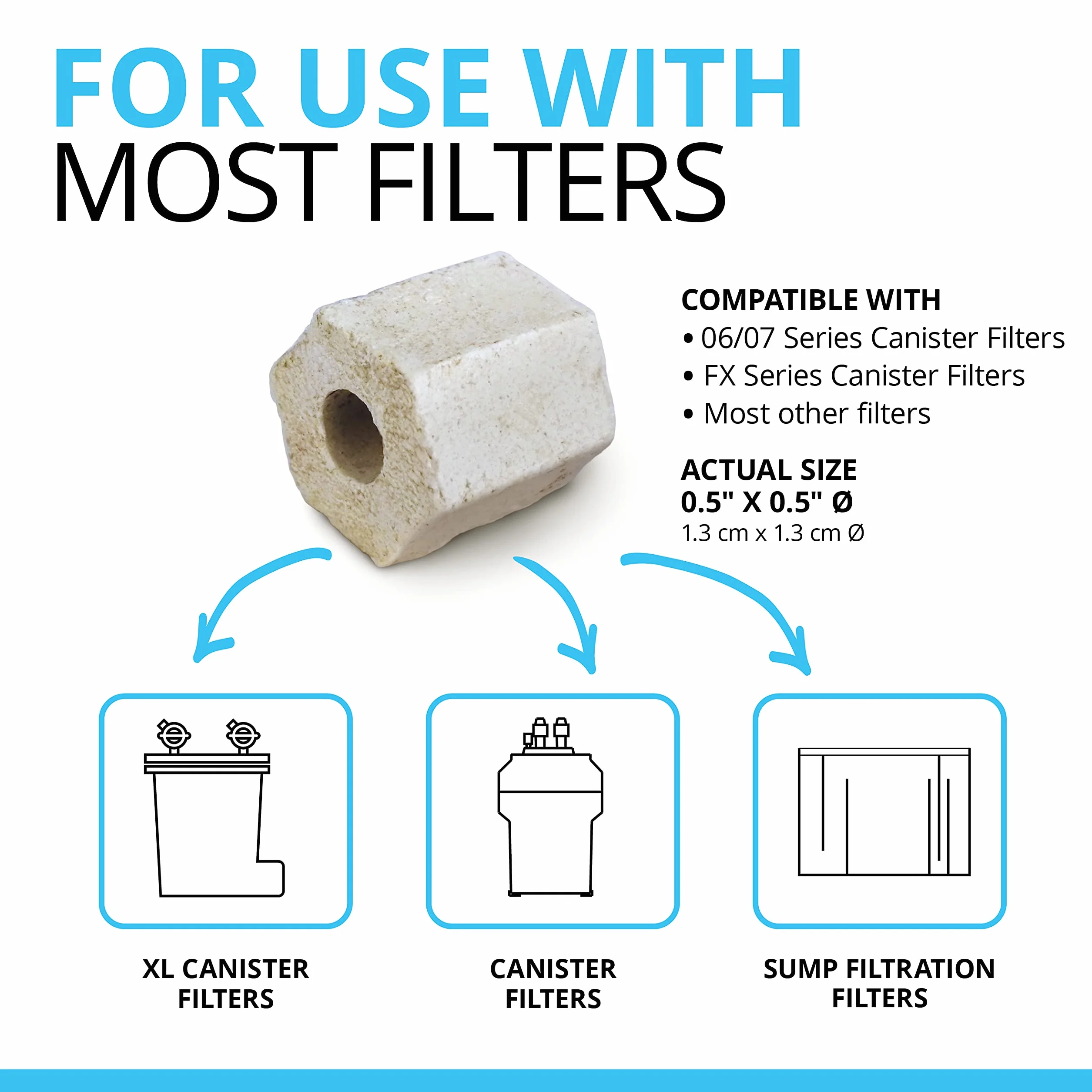 Fluval pierścienie ceramiczne materiał filtrujący wstępny 750 g do akwarium