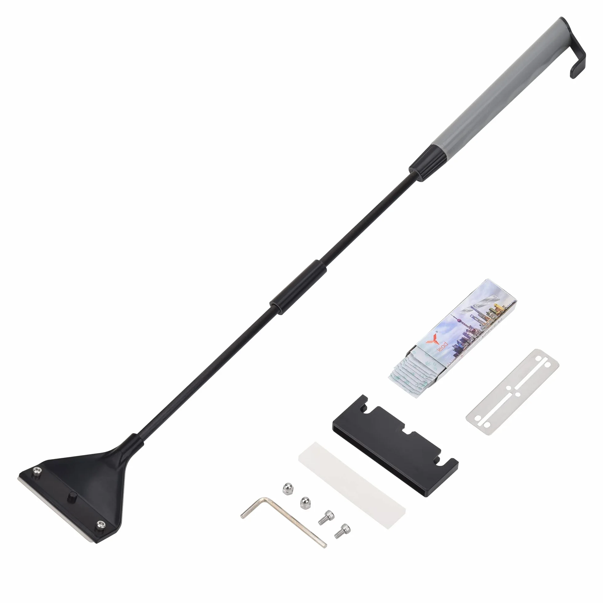 Środek do czyszczenia szyb akwariowych 60 cm tworzywo sztuczne skrobak do glonów ze szczotką 6,2 cm wymiennymi