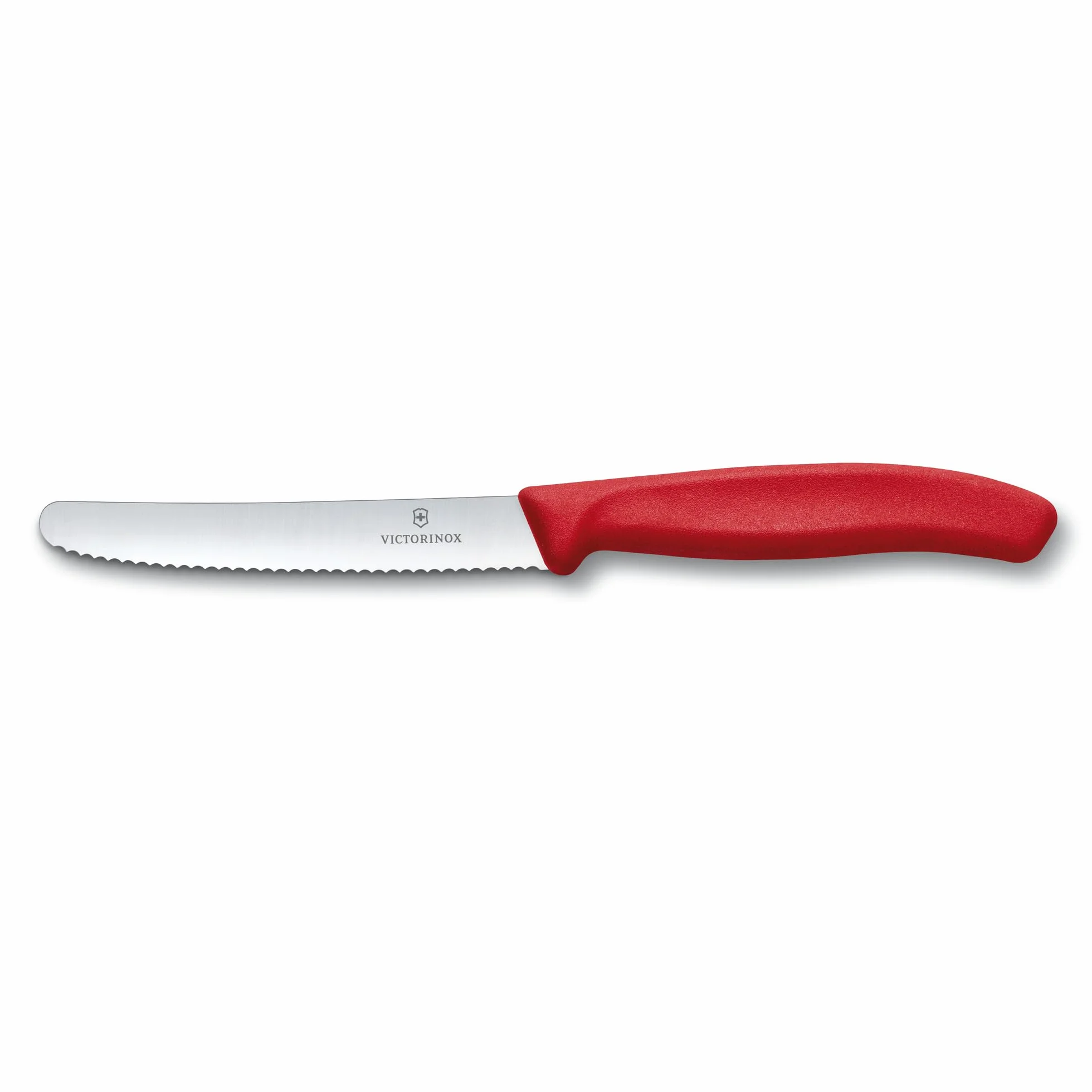 Victorinox Swiss Classic zestaw noży kuchennych z obieraczką, 3 sztuki, stal nierdzewna, można myć w zmywarce, czerwone