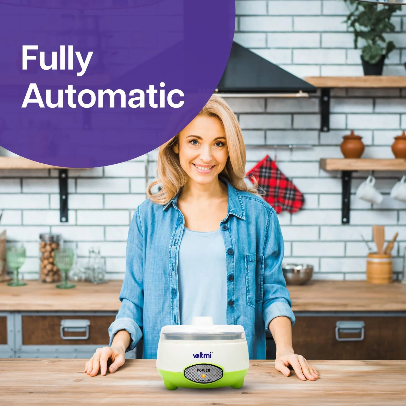 Voltmi Jogurt Maker, Zielony