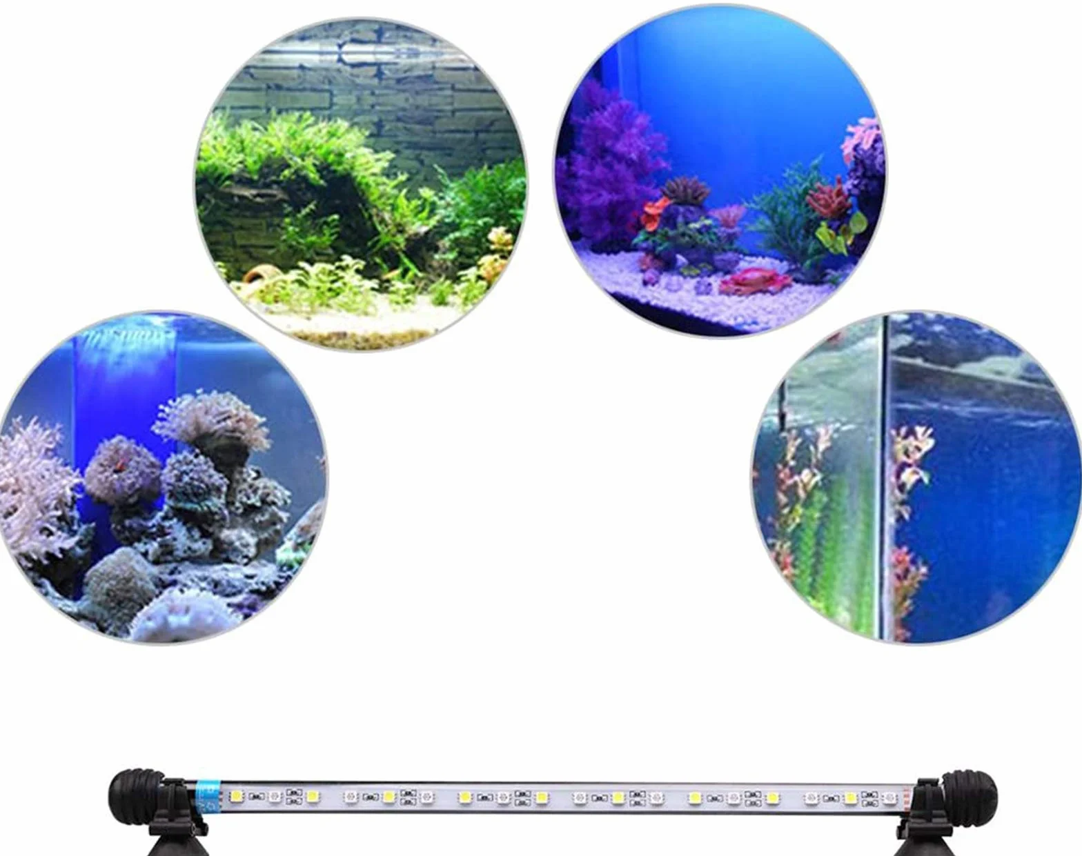 SolarNovo 18 112 cm LED oświetlenie akwarium podwodne RGB pilot zdalnego sterowania wodoszczelna