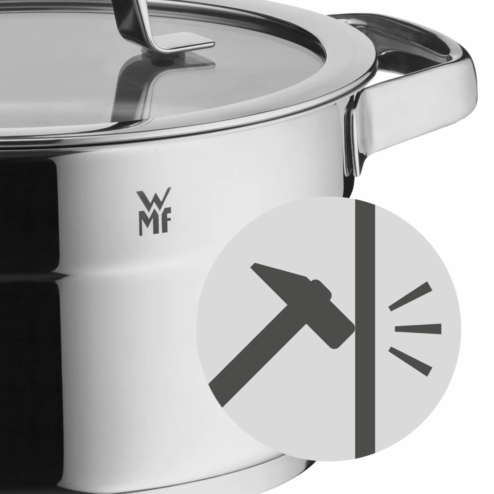 Wmf Compact Cuisine Zestaw Garnków, Metal, Srebrny, 11 sztuk
