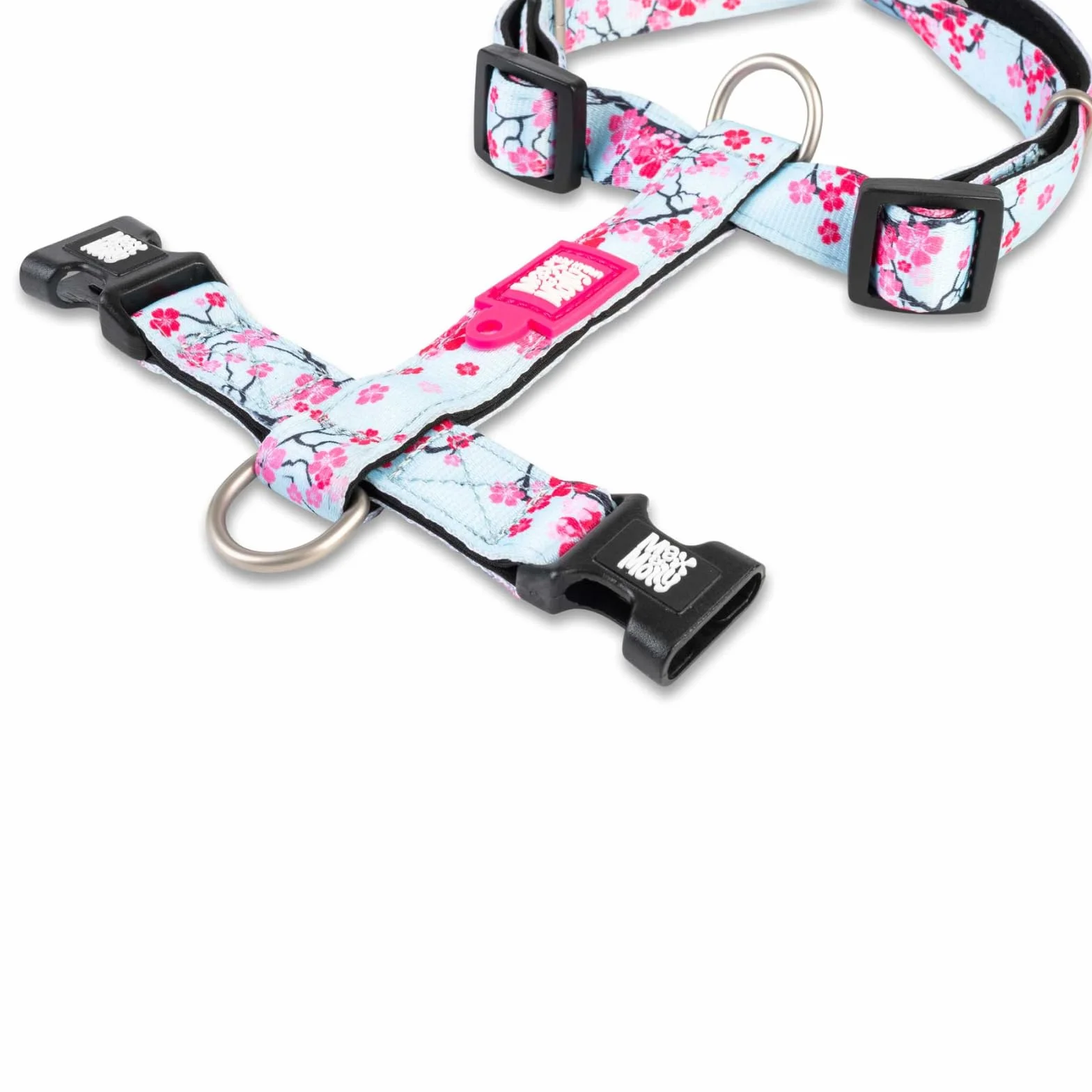 Max & Molly uprząż dla psa w kształcie litery H z neoprenu Cherry Bloom XS