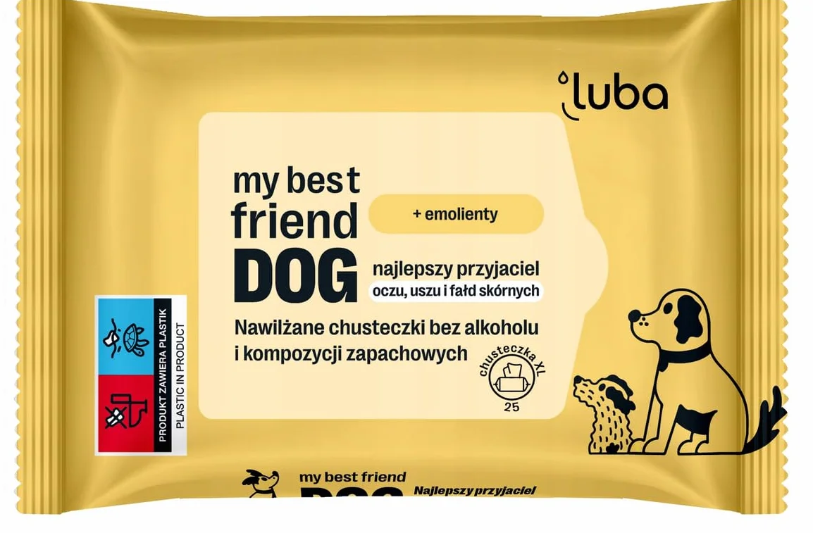 Chusteczki do pielęgnacji wrażliwych miejsc dla psa