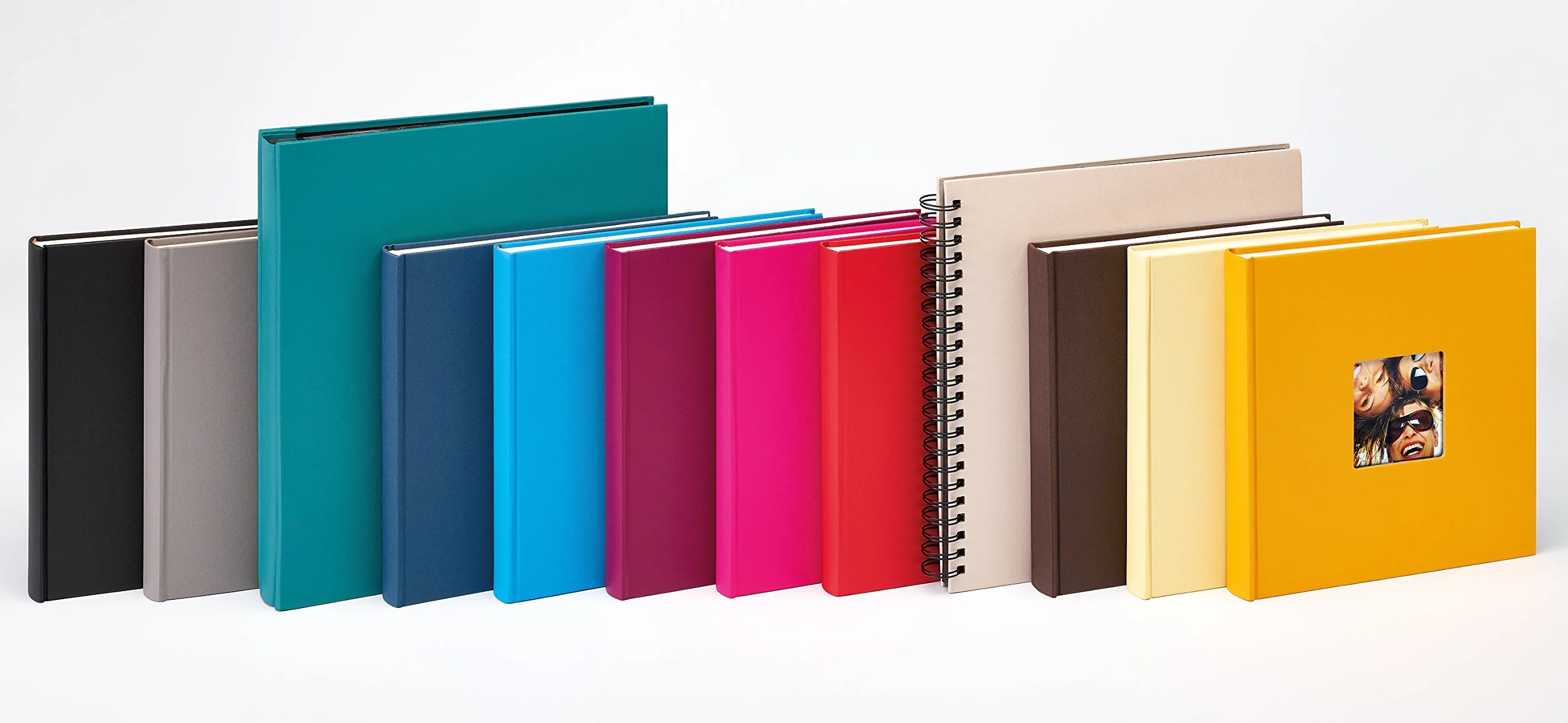 Walther Design Album Fotograficzny Niebieski 400 Zdjęć 10x15 cm Wsuwany Album z wycięciem na okładkę, Fun EA-110-L