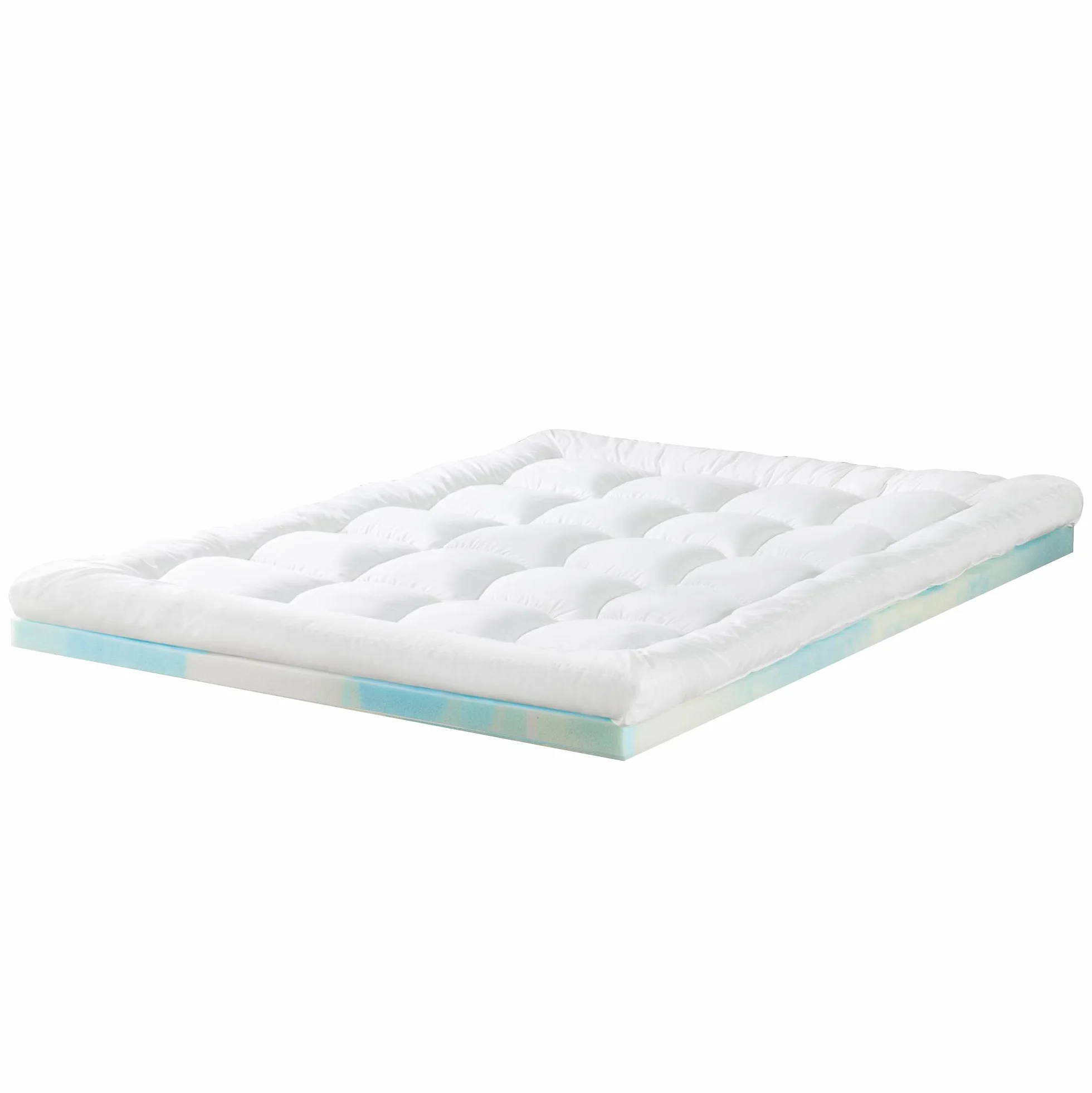 Zinus Mattress Topper, poliester, biały, 190 x 160 cm