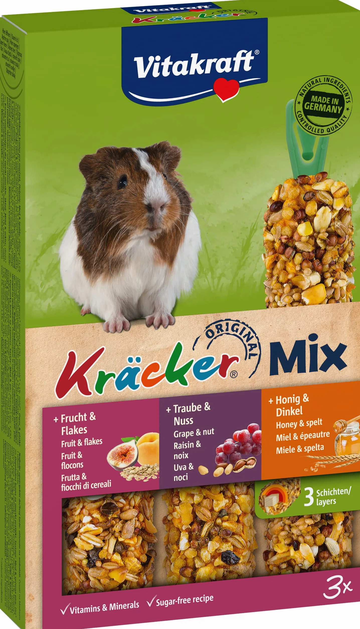 Kräcker Trio Honig Nuss Frucht 1x3er