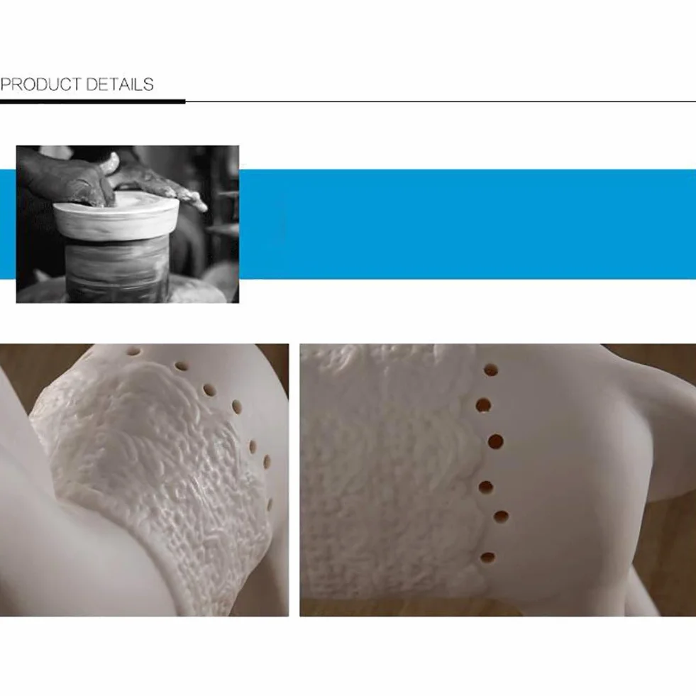 Rzeźba konia, ceramiczne posągi zwierząt, śliczne rękodzieło dekoracyjna figurka do dekoracji biura domowego, dla miłośników zwierząt, biały 2-częściowy zestaw prezent